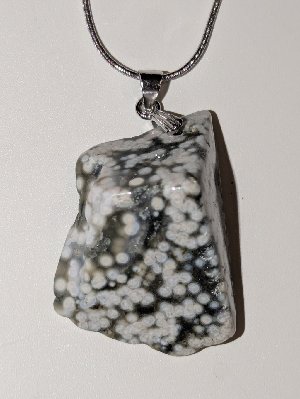 Ocean Jasper crystal handmade necklace