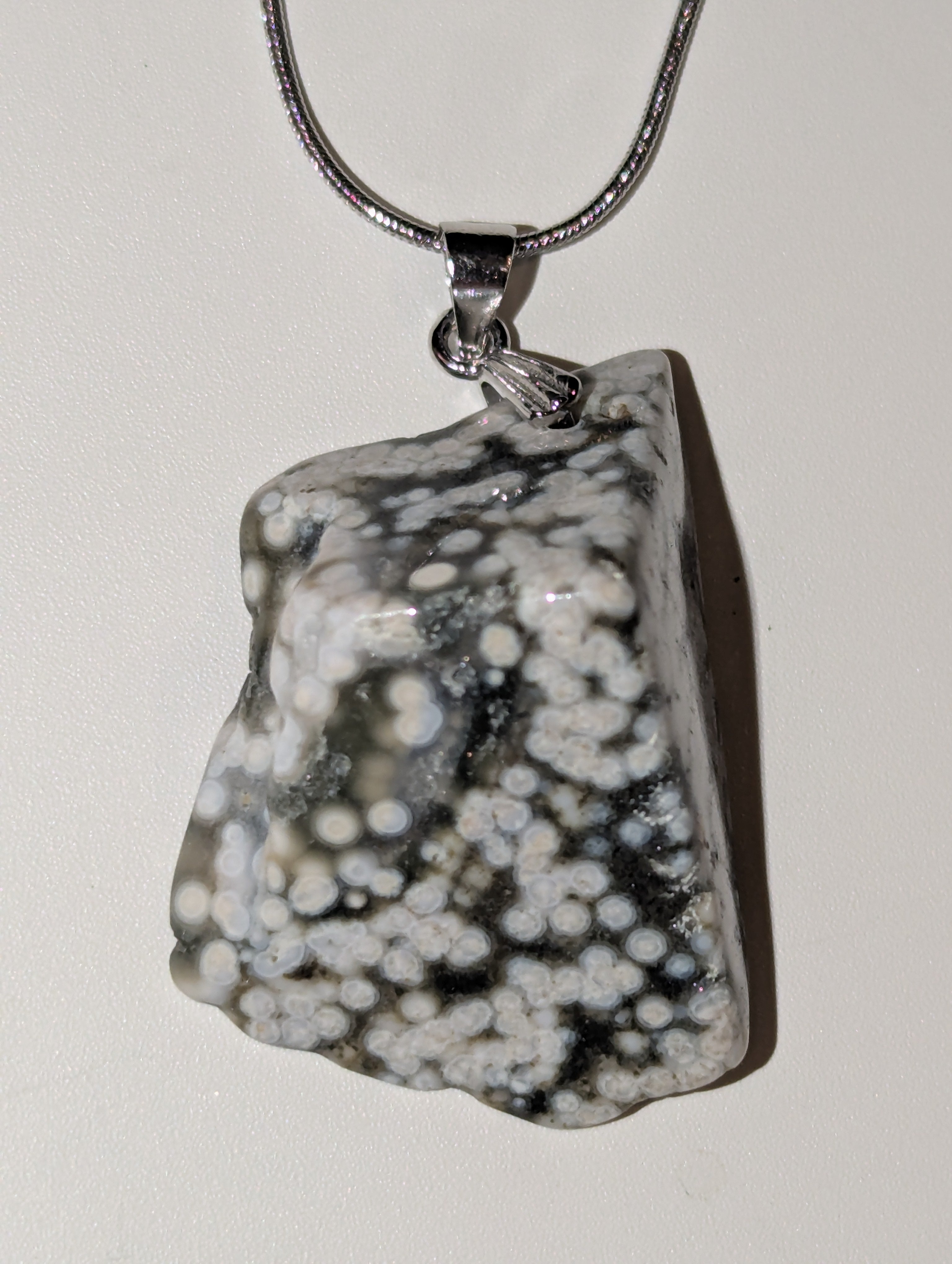 Ocean Jasper crystal handmade necklace