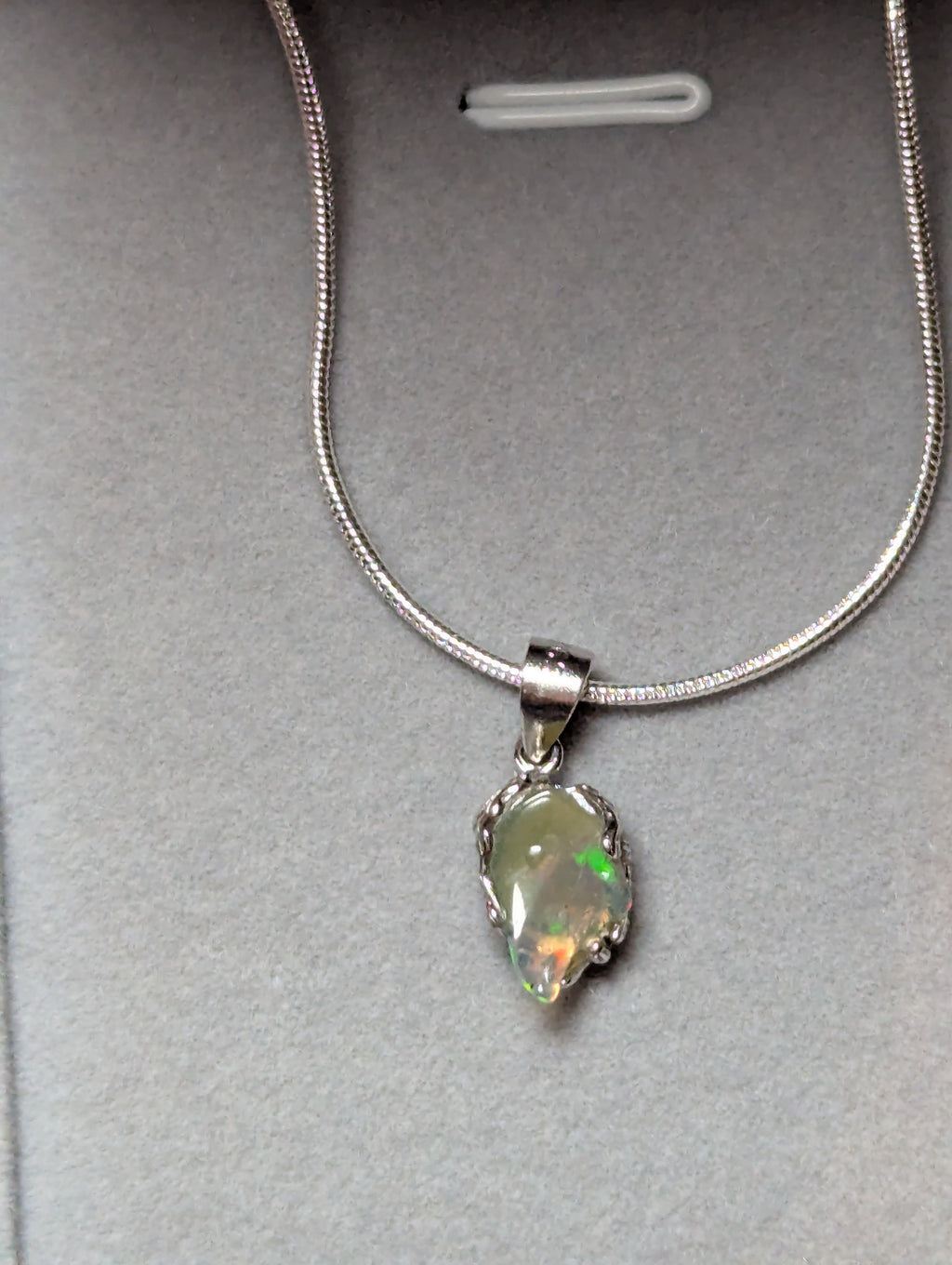 Beautiful Ethiopian Opal handmade necklace