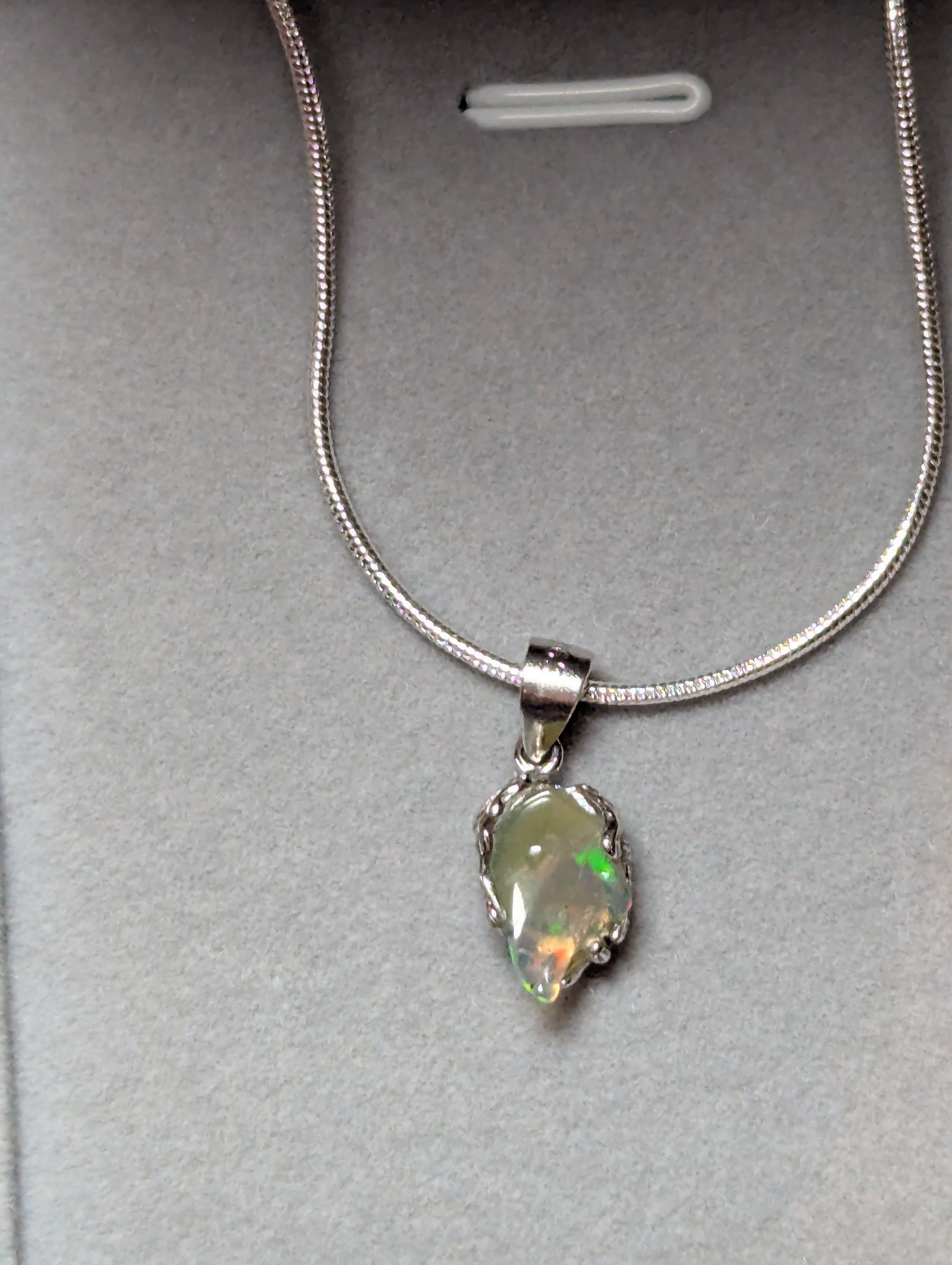 Beautiful Ethiopian Opal handmade necklace