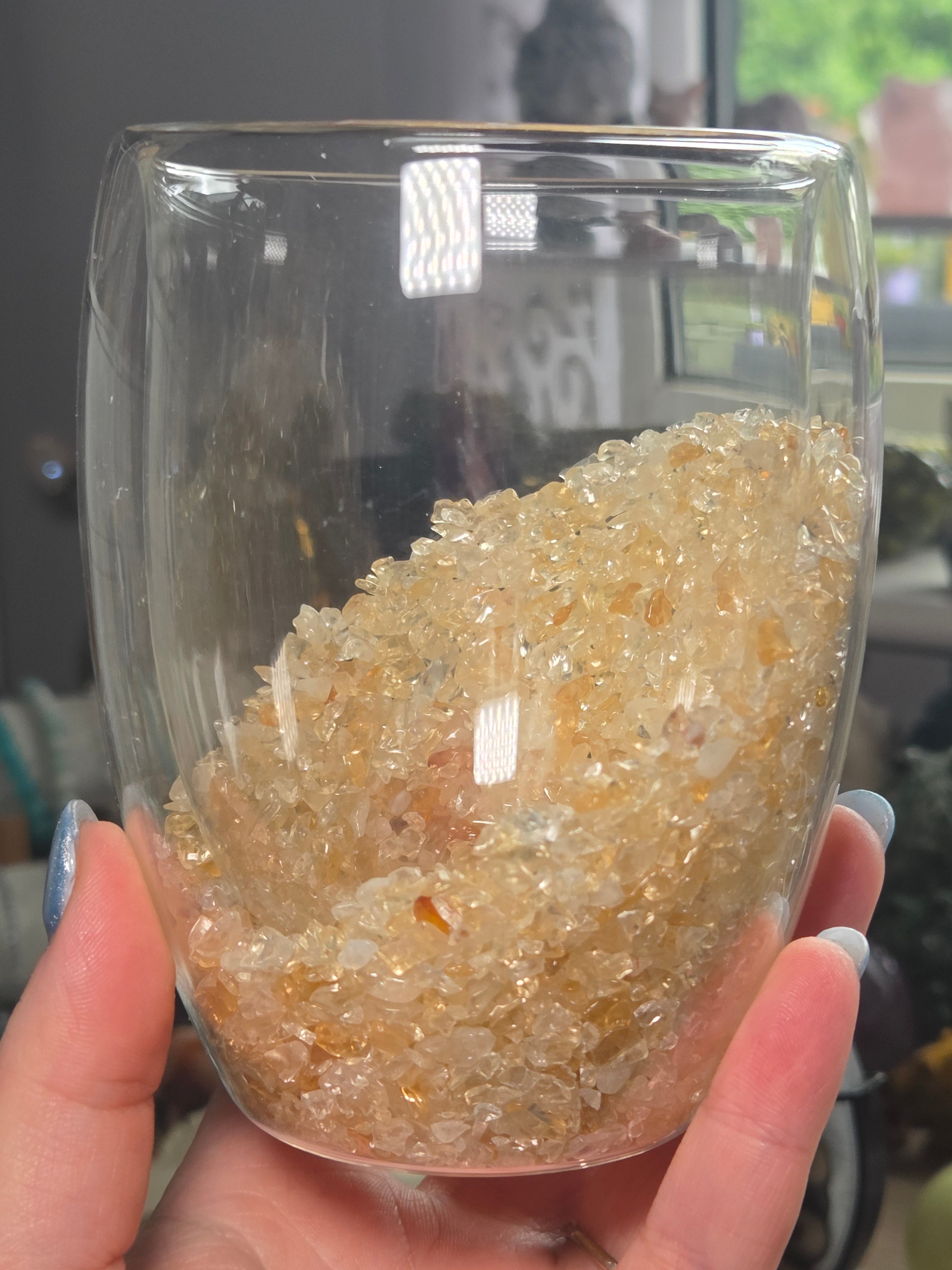 Crystal chip glasses
