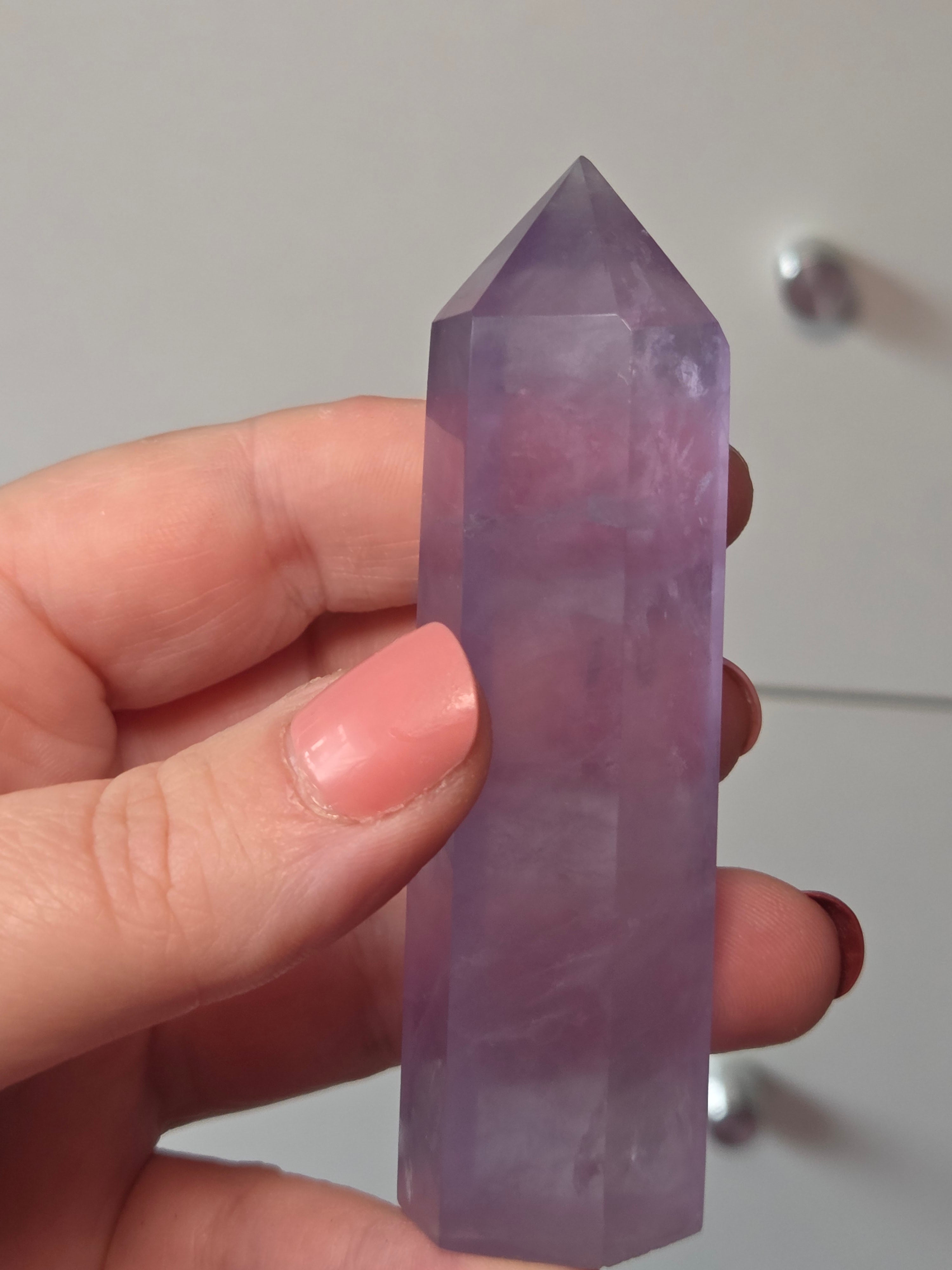 Amethyst crystal tower