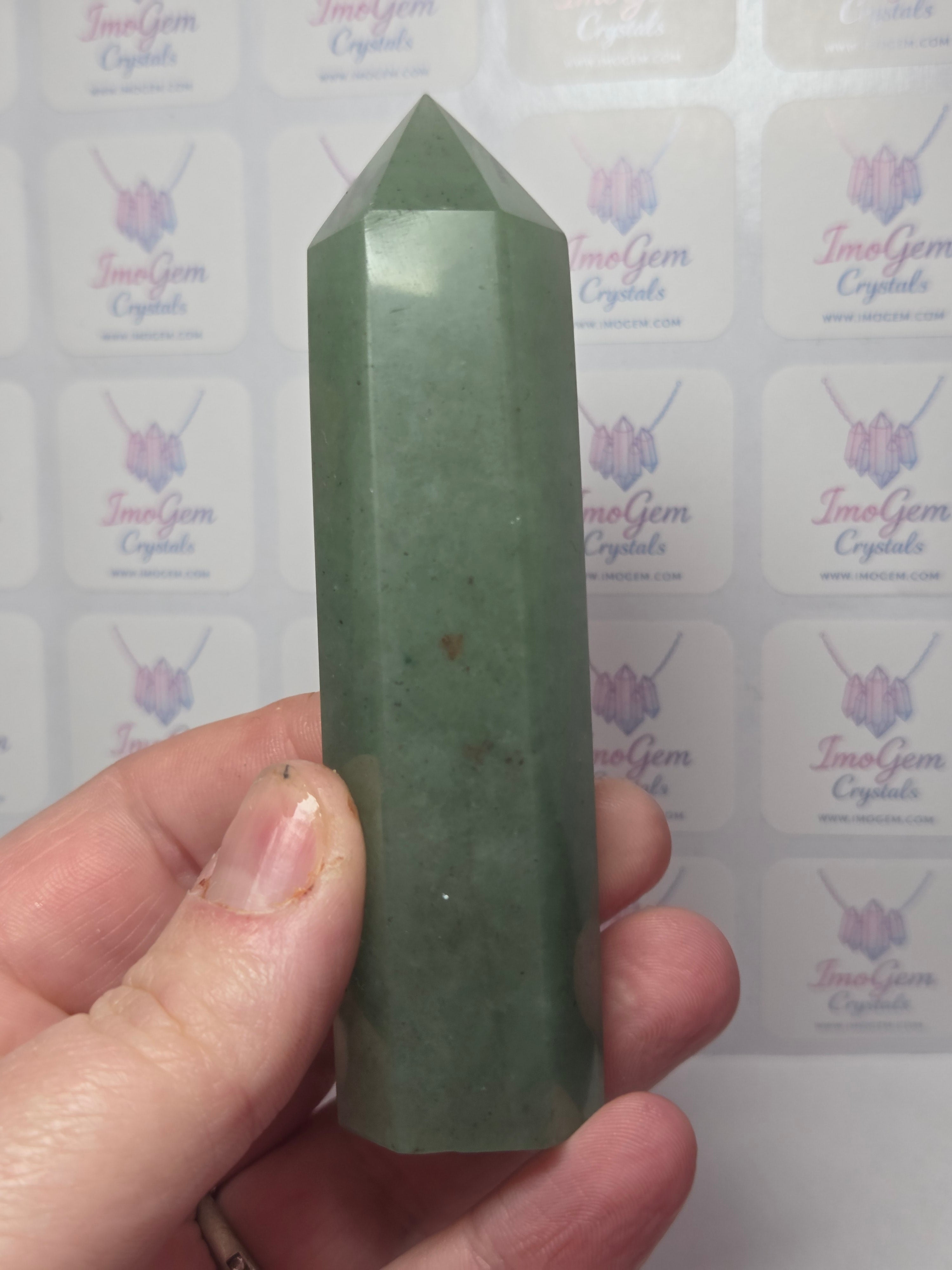 Green Aventurine crystal tower