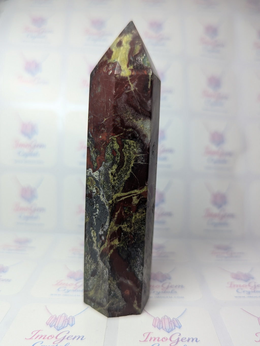 Dragon blood stone crystal tower