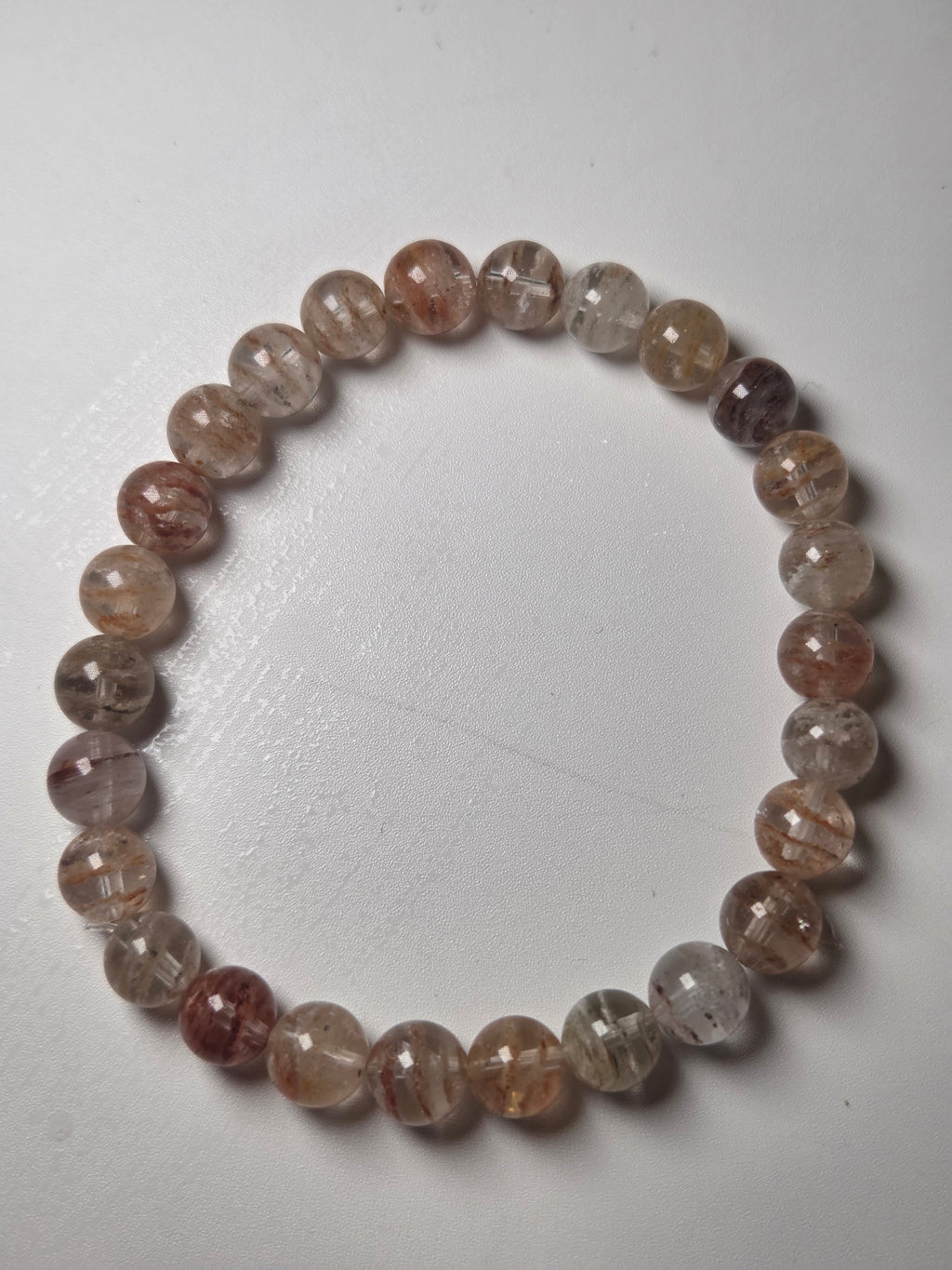 Thousand layers garden quartz crystal bracelet