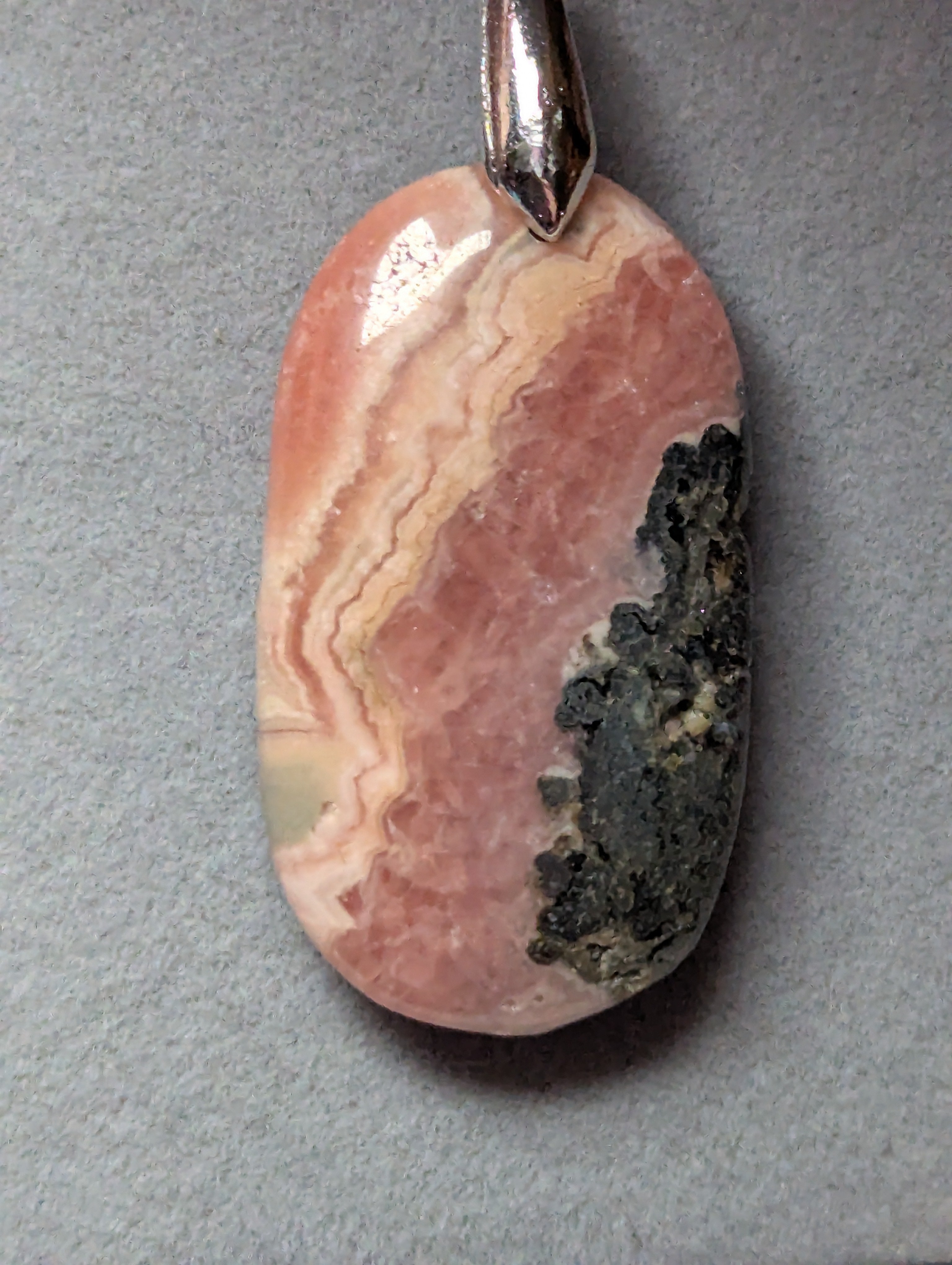 Rhodcrosite crystal handmade necklace