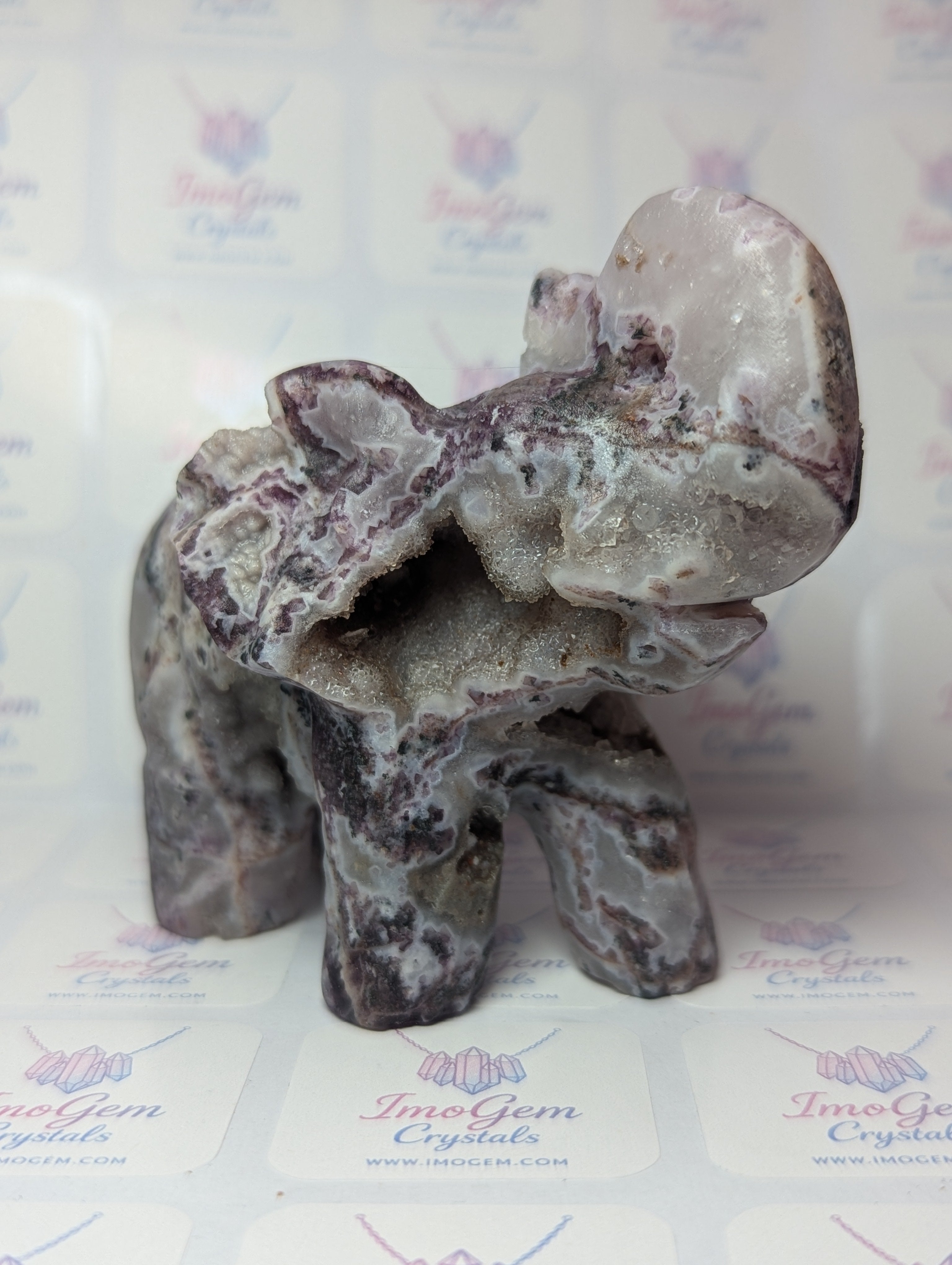 Root flourite crystal Elephant with Amazing duzys