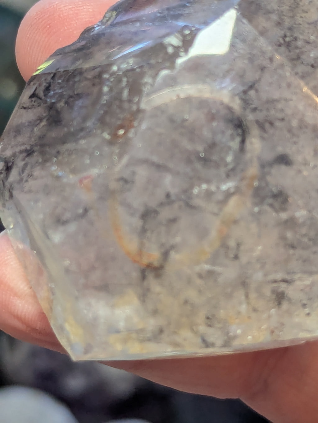Enhydro crystal specimen