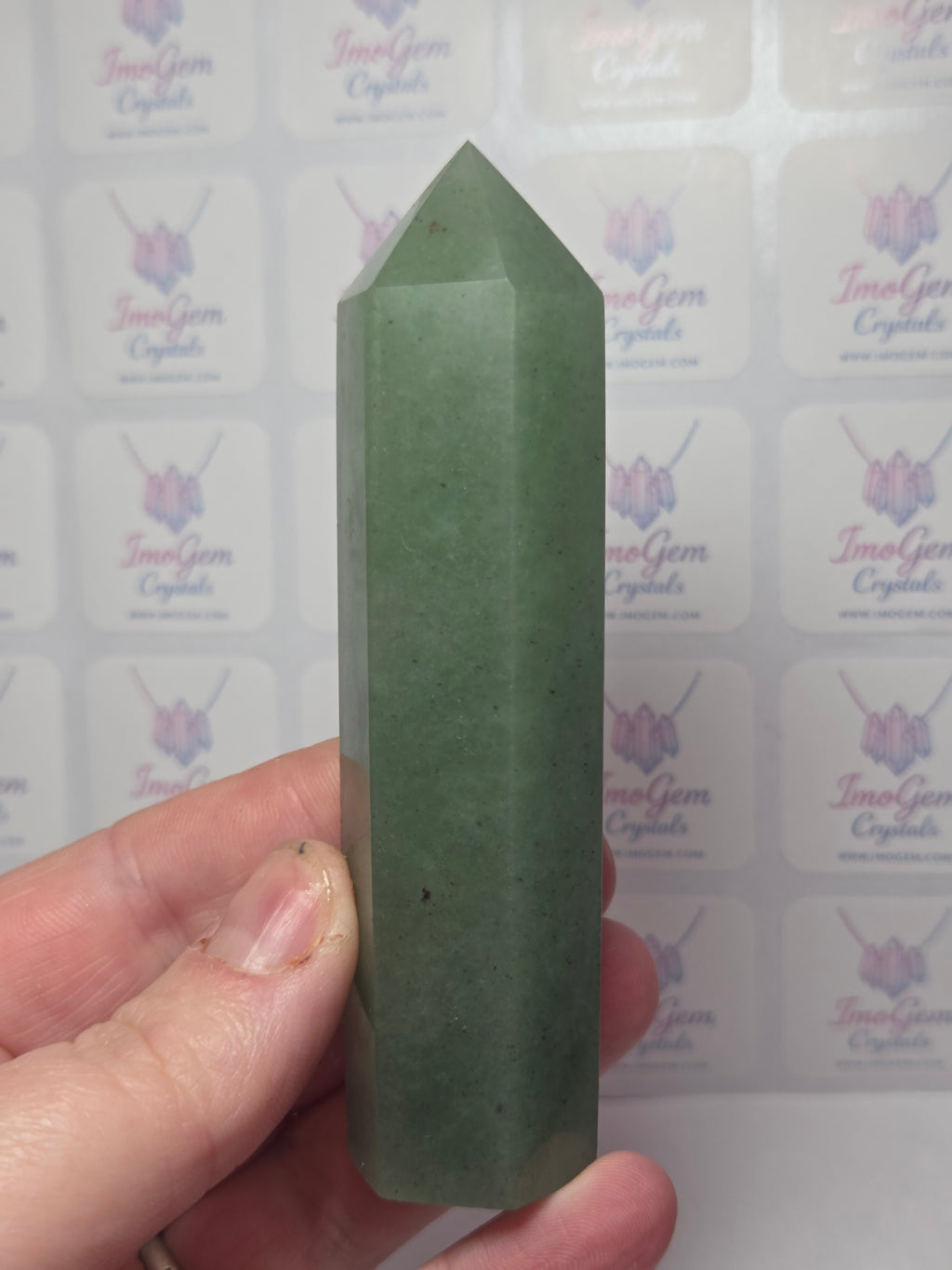 Green Aventurine crystal tower