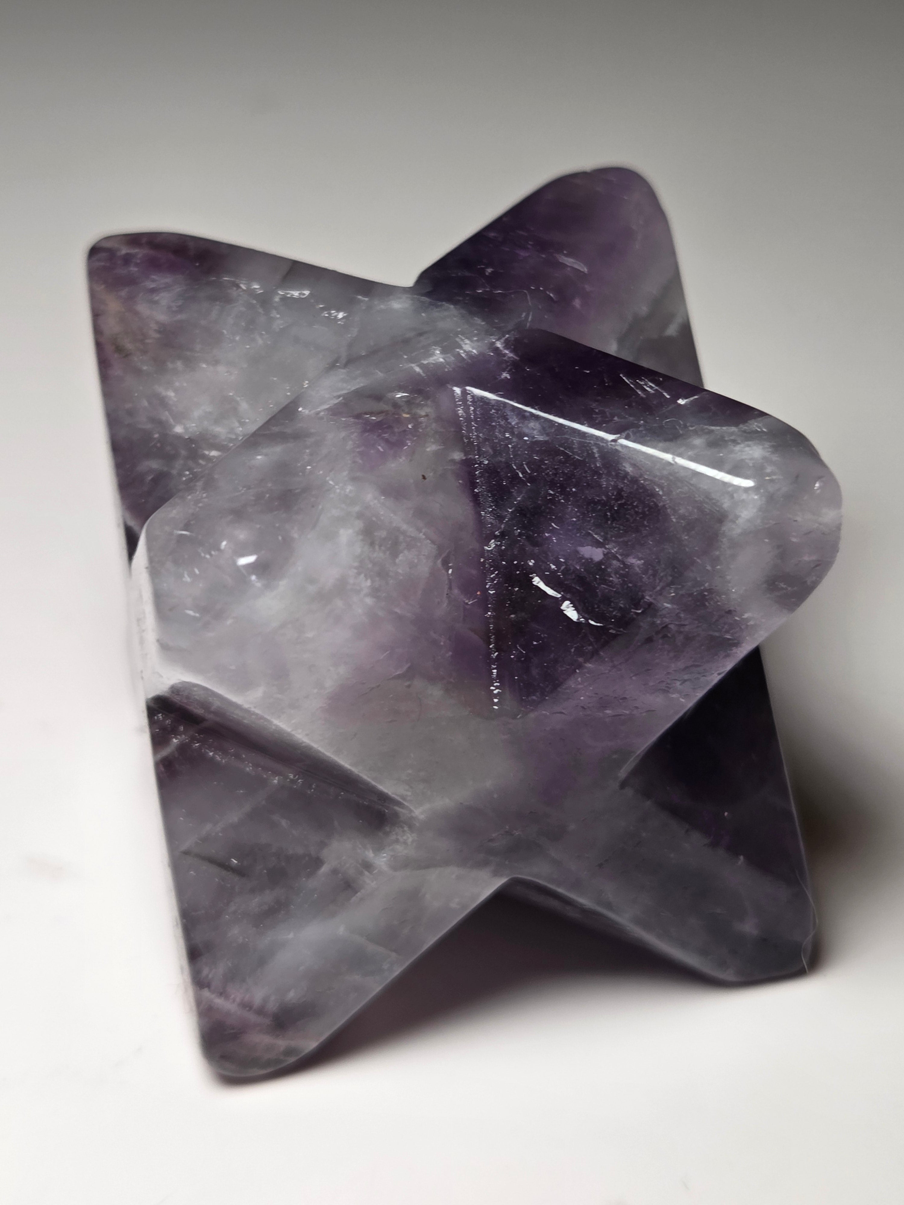 Dream Amethyst crystal merkaba