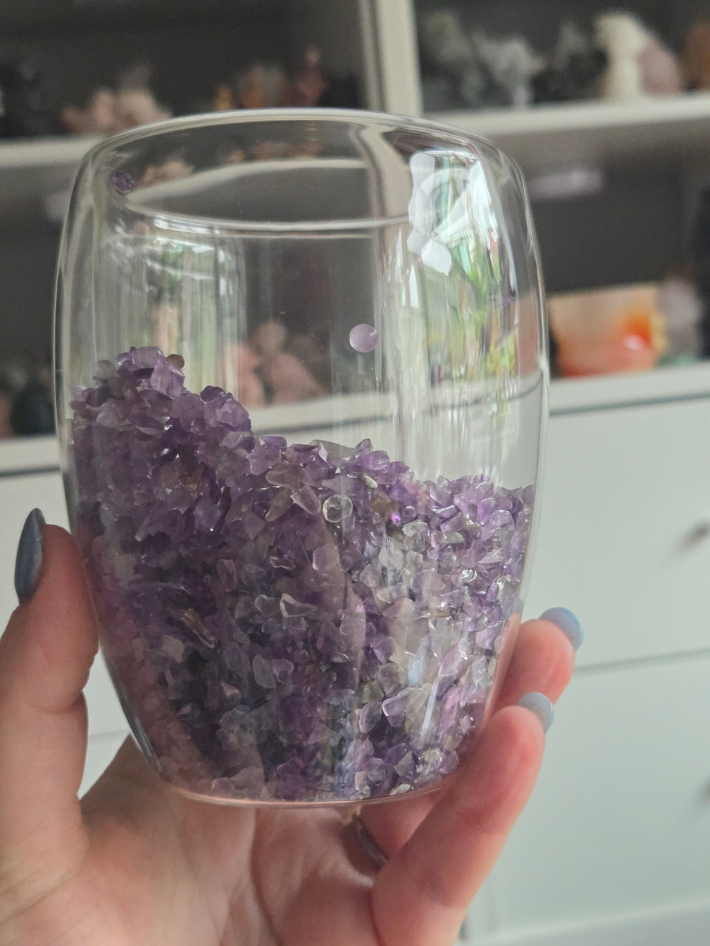 Crystal chip glasses