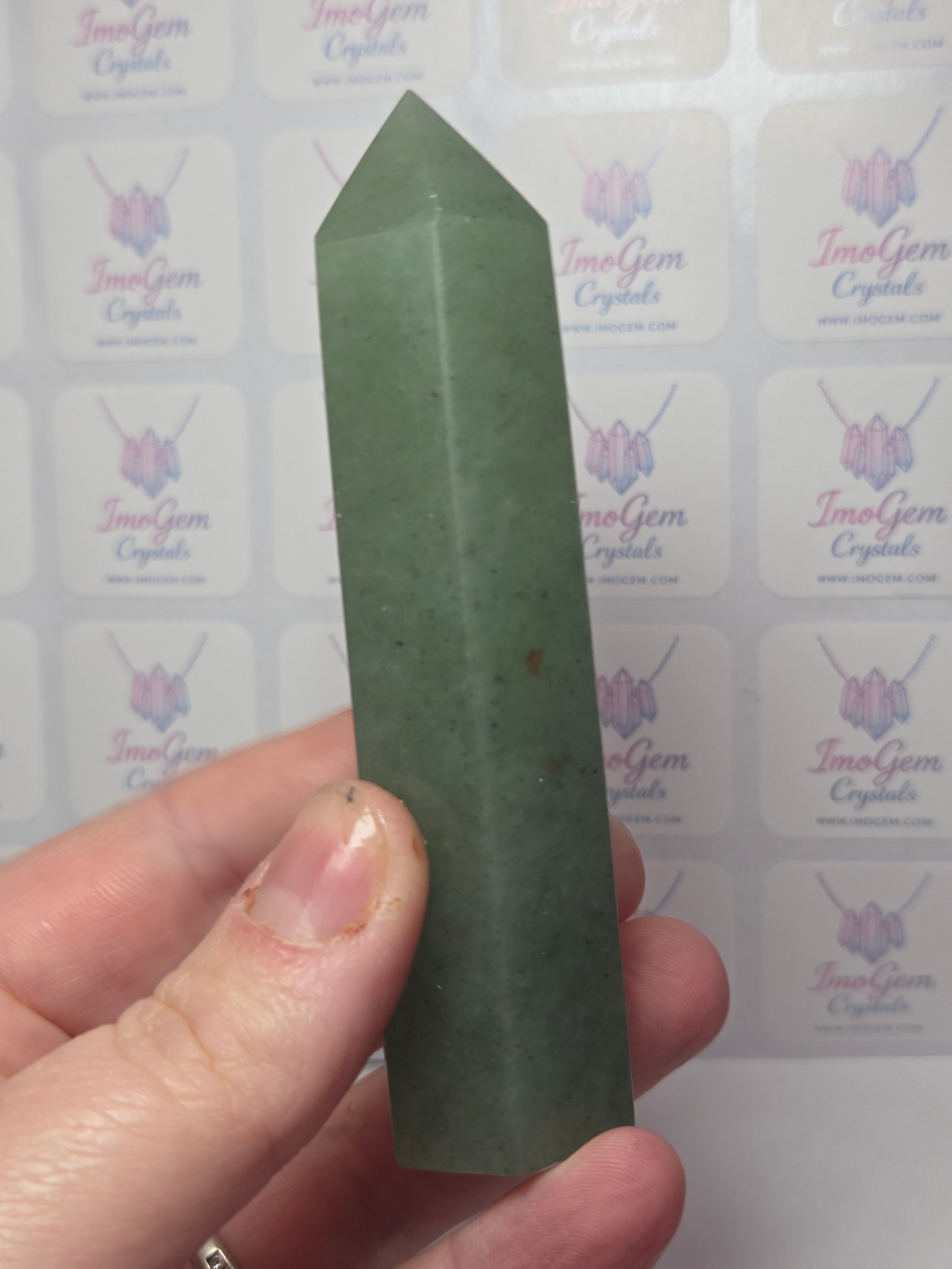 Green Aventurine crystal tower