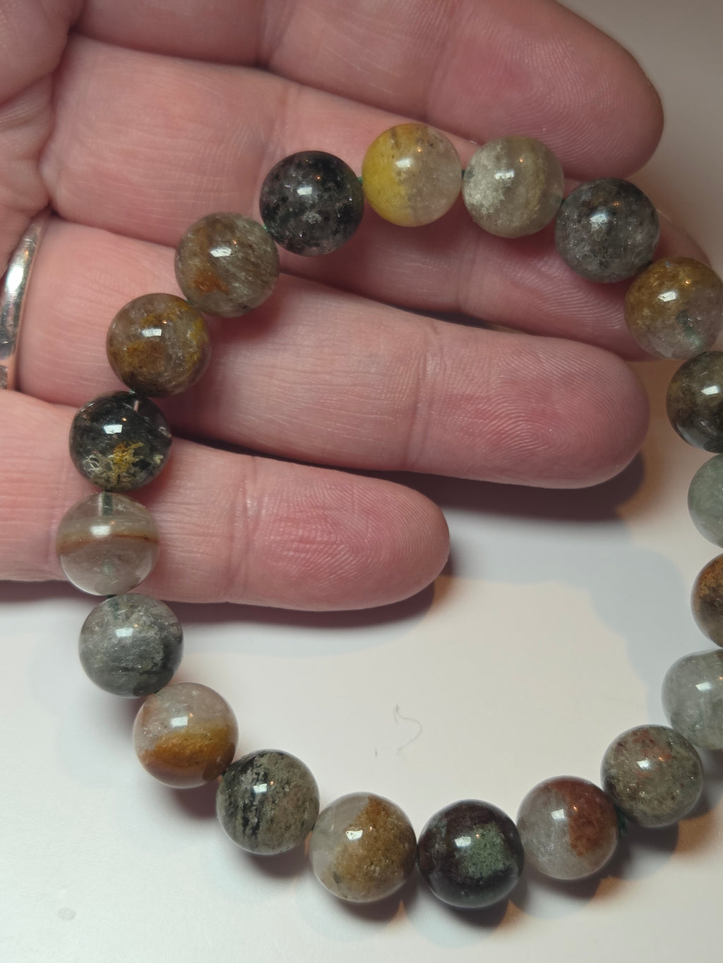 Stunning  Garden quartz crystal bracelet