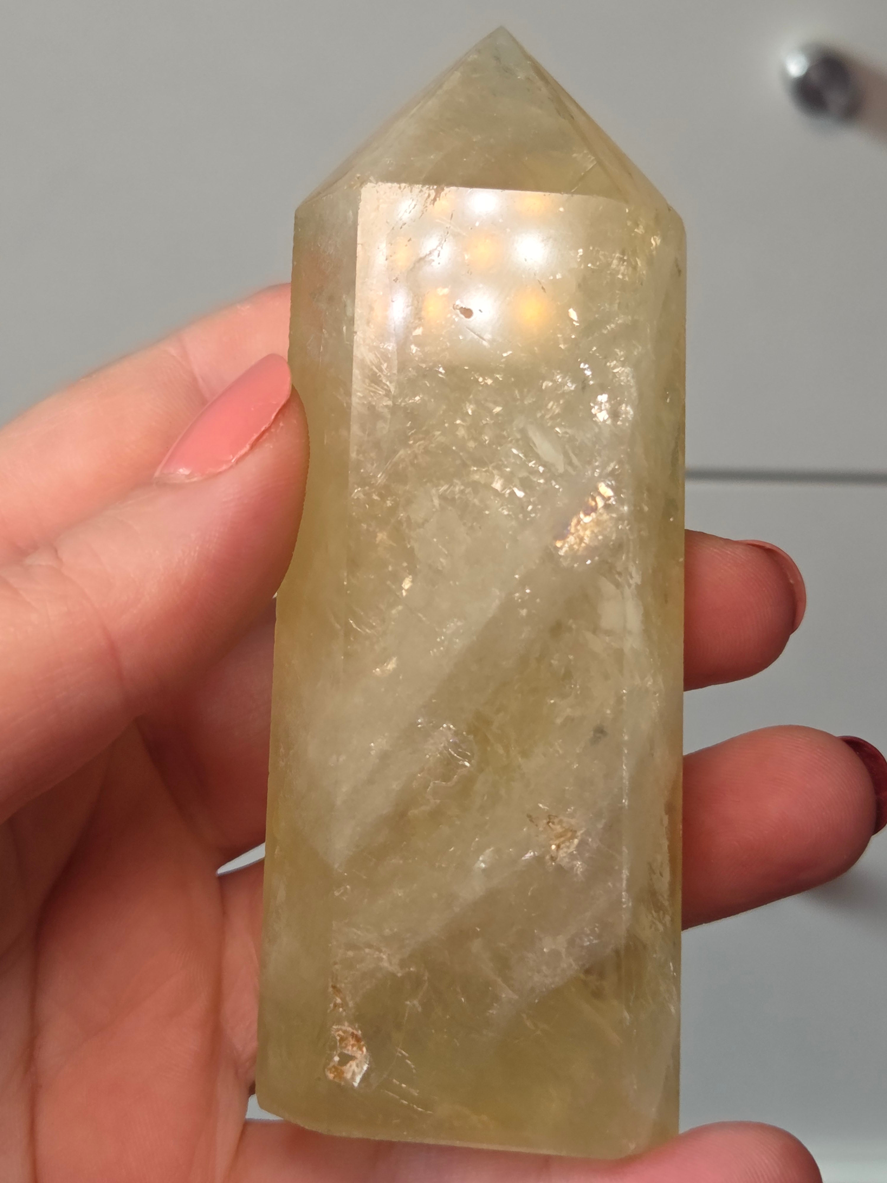 Citrine crystal tower
