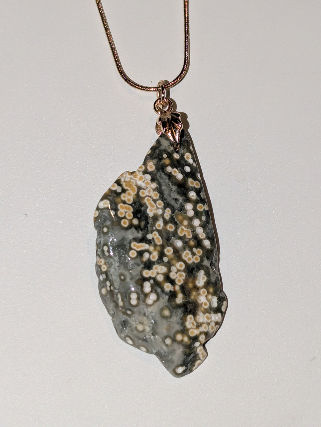 Ocean Jasper crystal handmade necklace