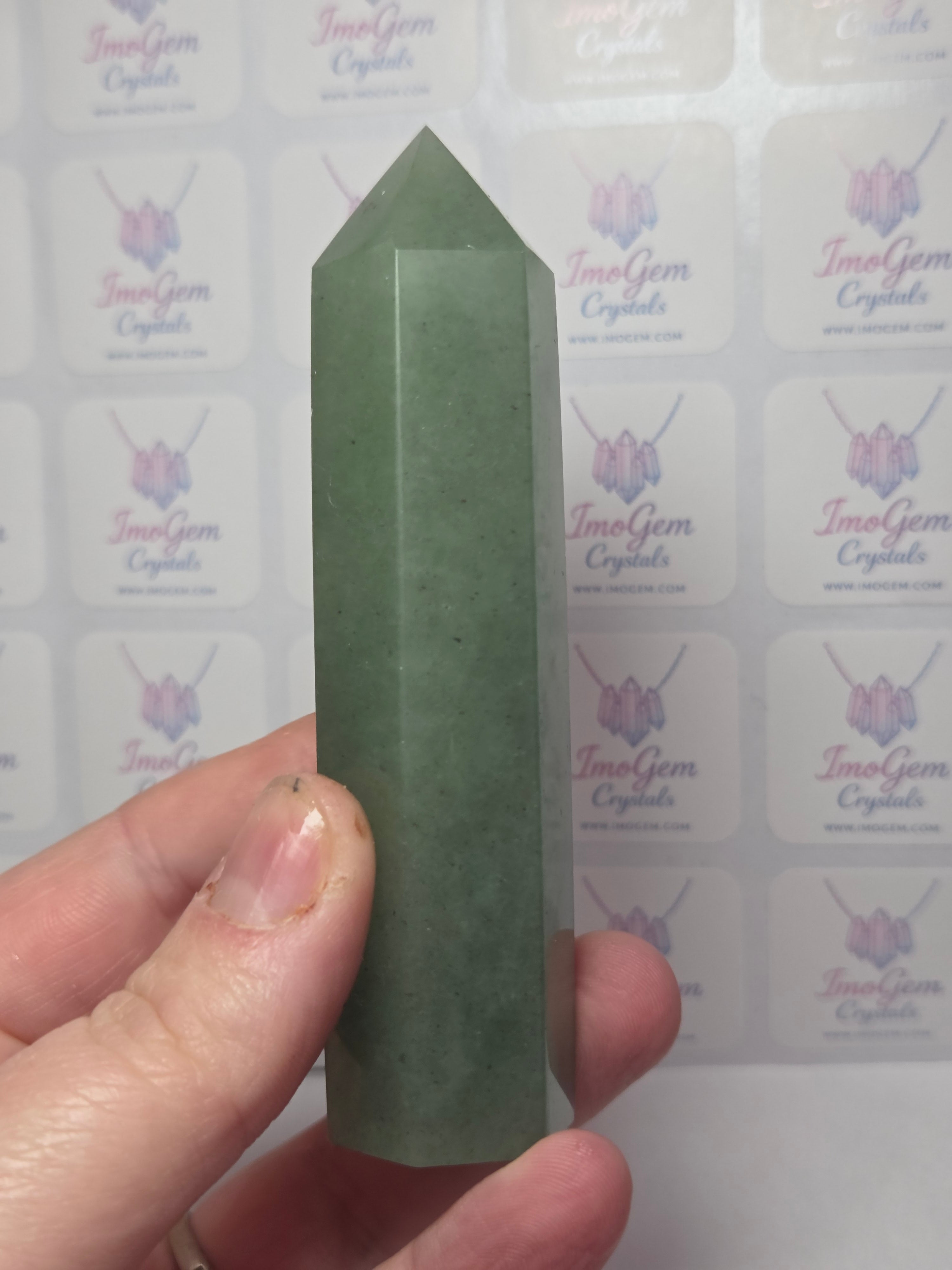 Green Aventurine crystal tower