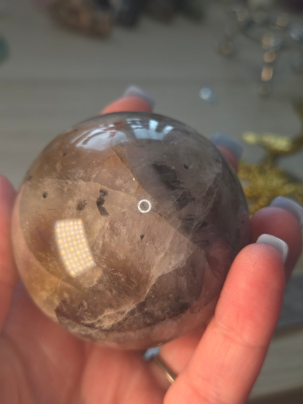 Grade AAAA Auralite-23 sphere
