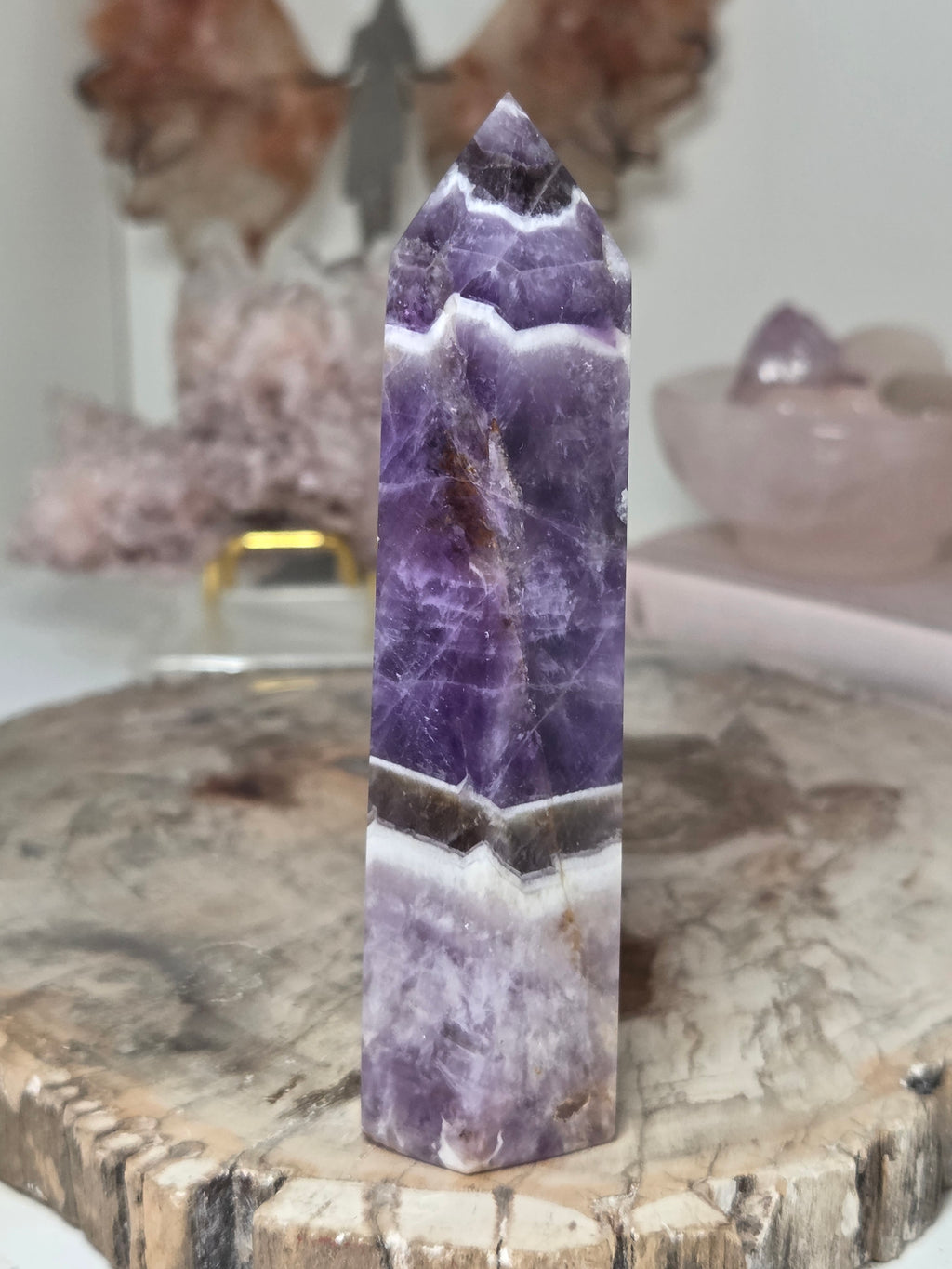 Dream Amethyst crystal tower