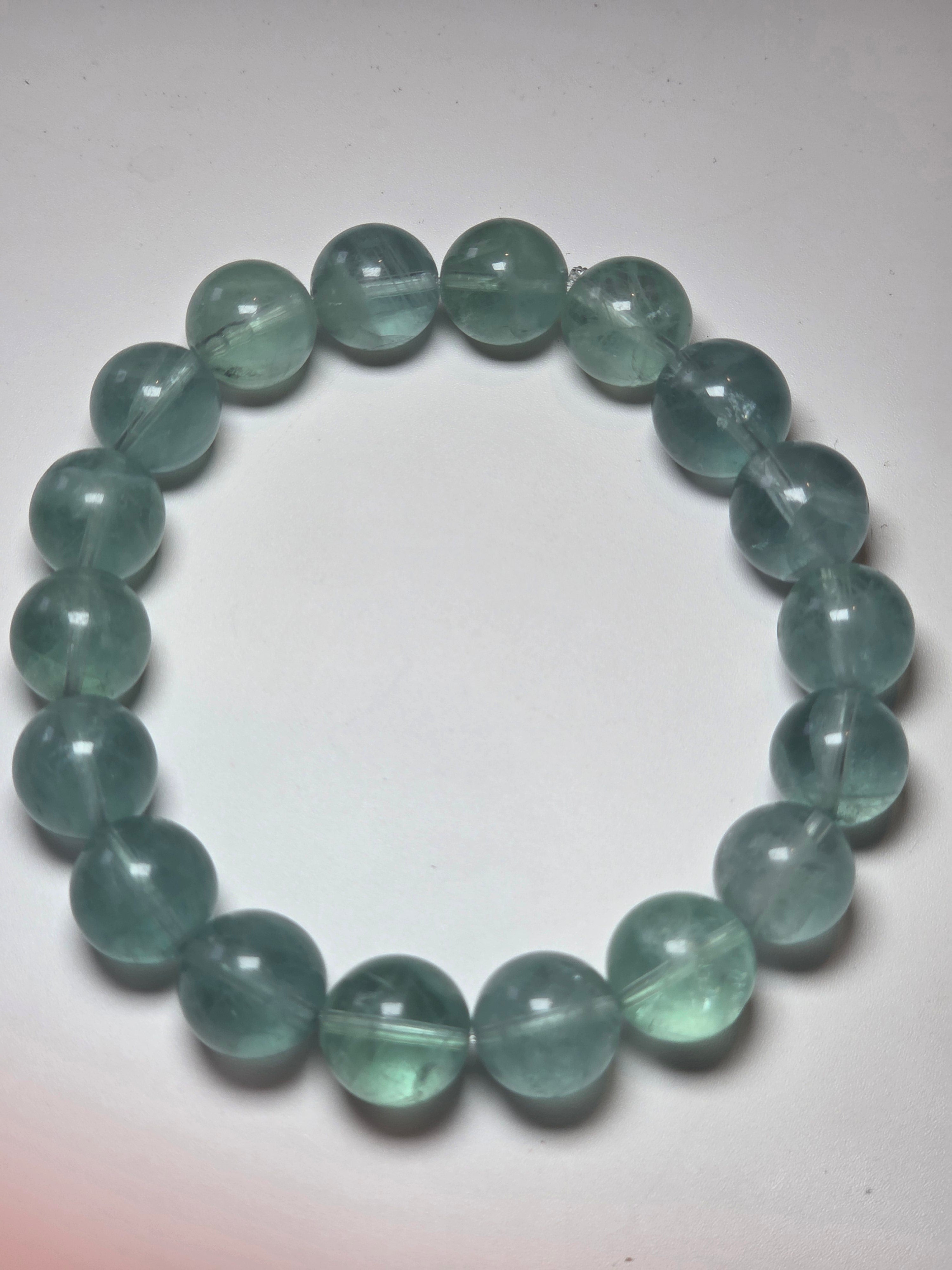 Green flouite crystal bracelet