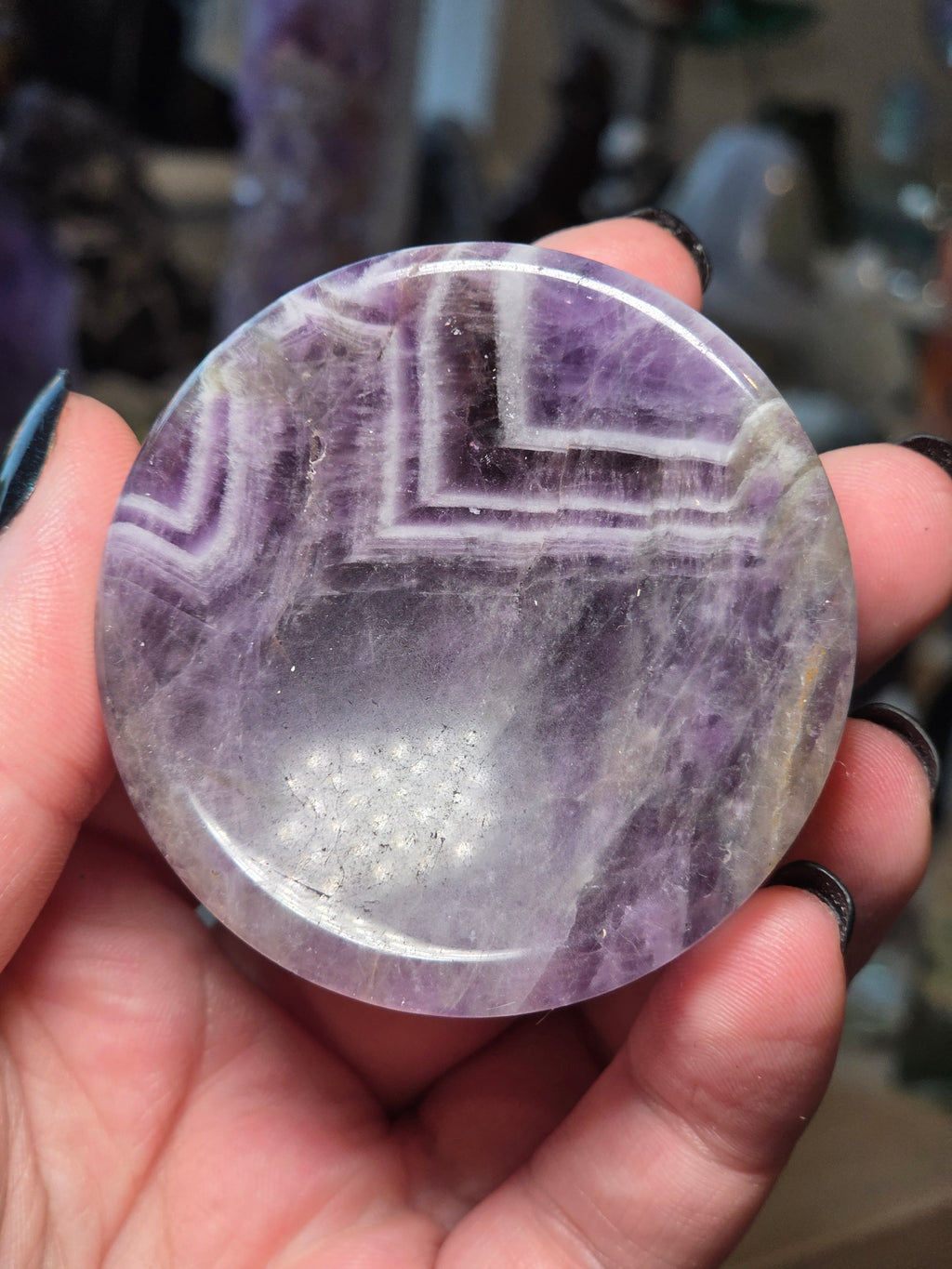 Dream Amethyst crystal trinket bowl