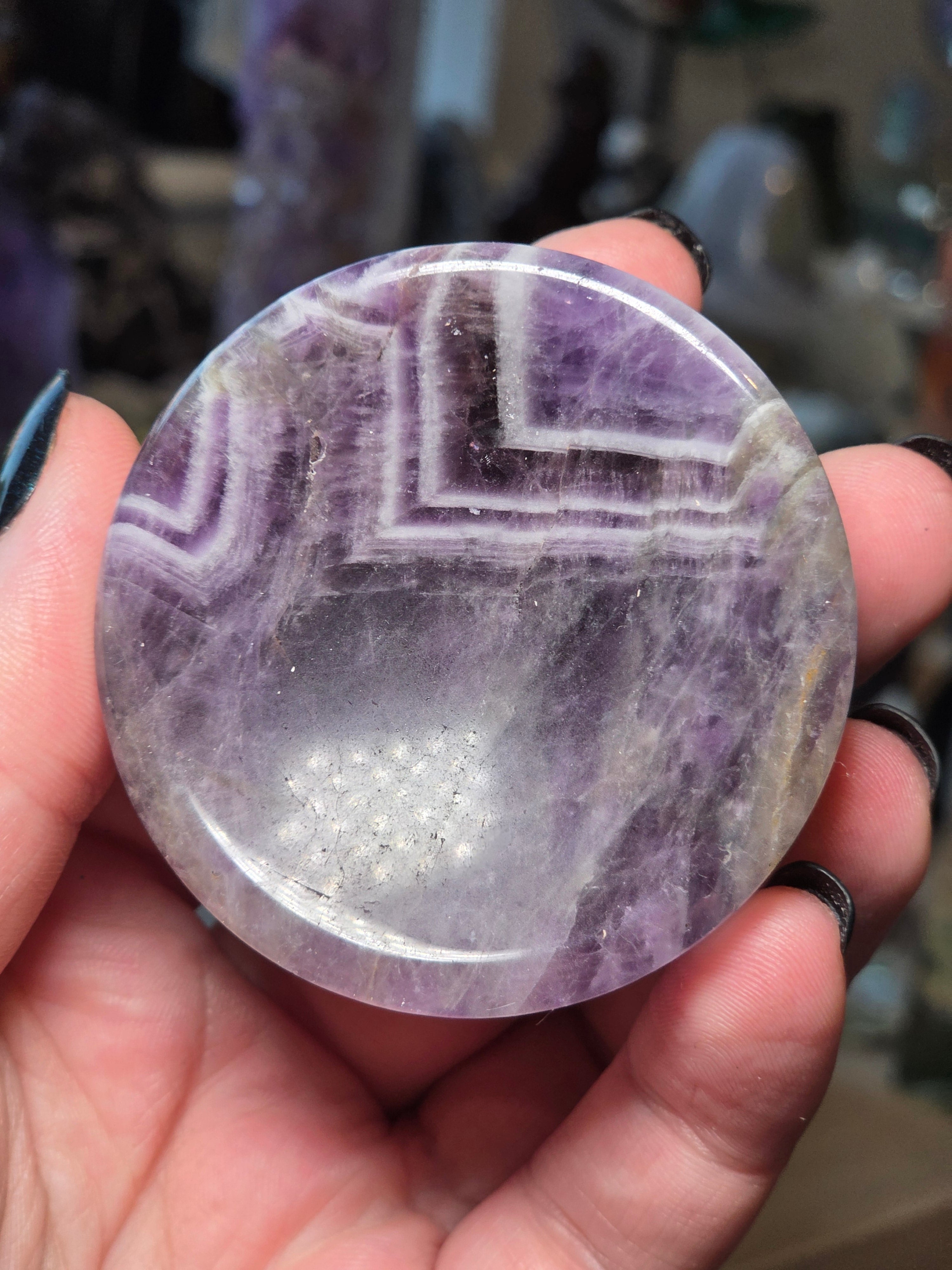 Dream Amethyst crystal trinket bowl