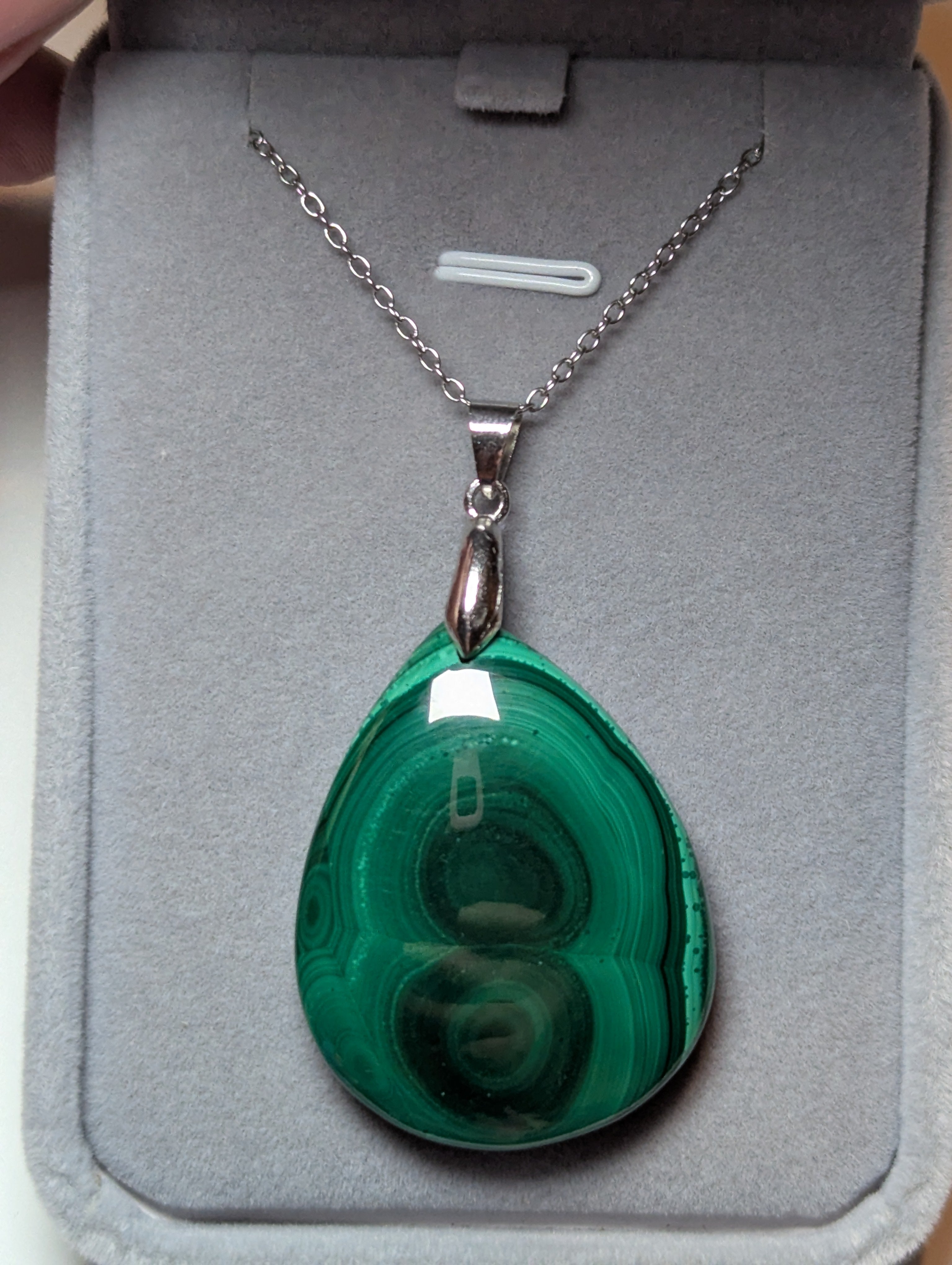 Malicite crystal handmade necklace