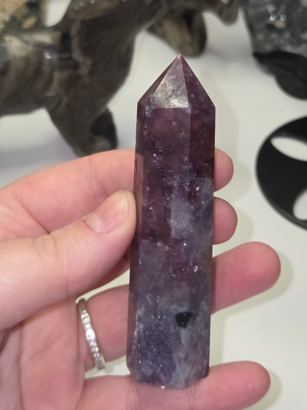 Unicorn stone crystal tower