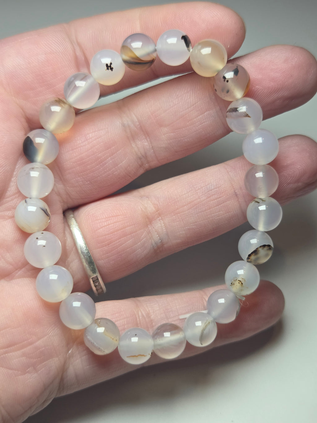Agate crystal bracelet