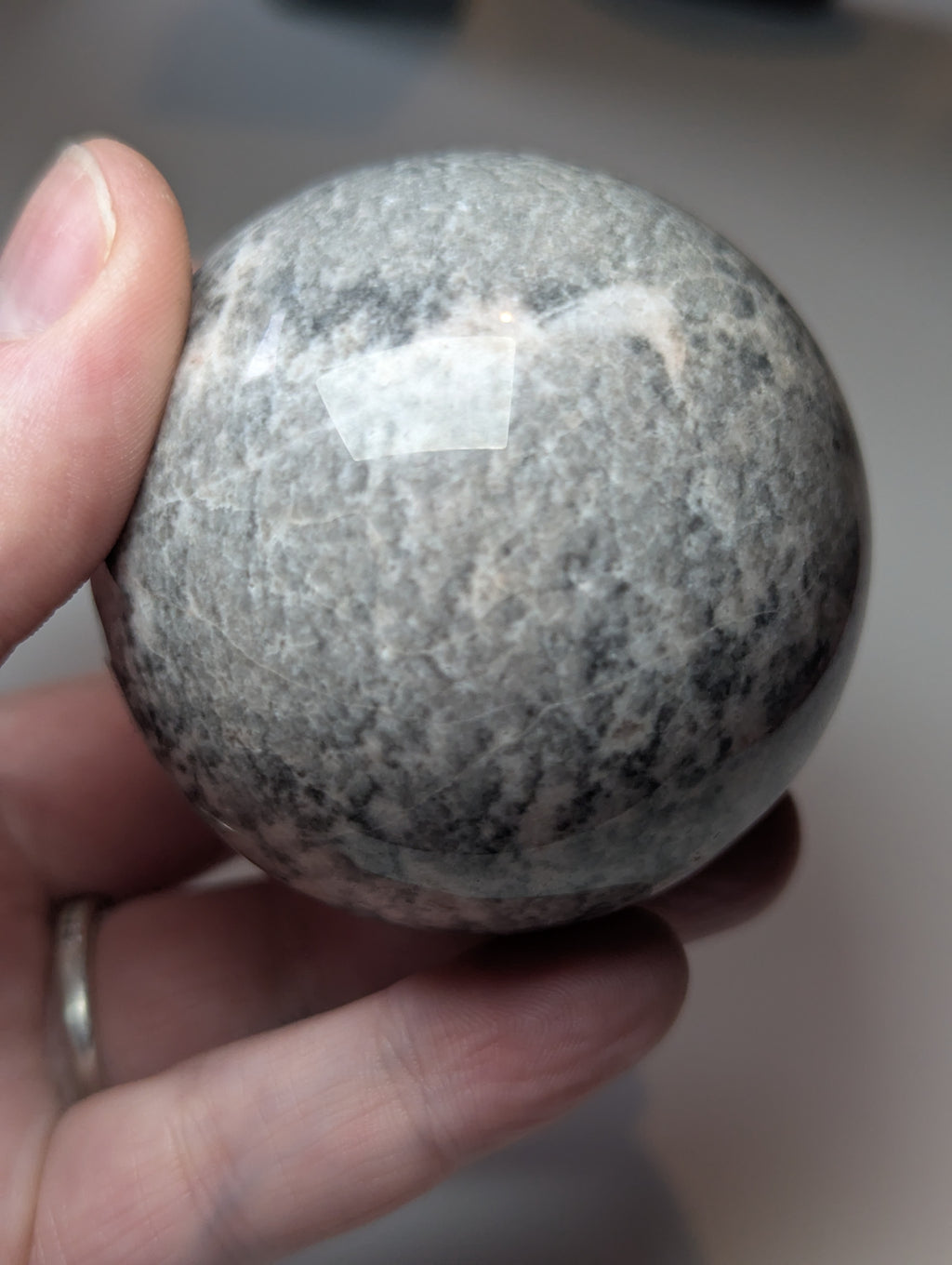 30% off at checkout  -Pink rhodonite crystal sphere
