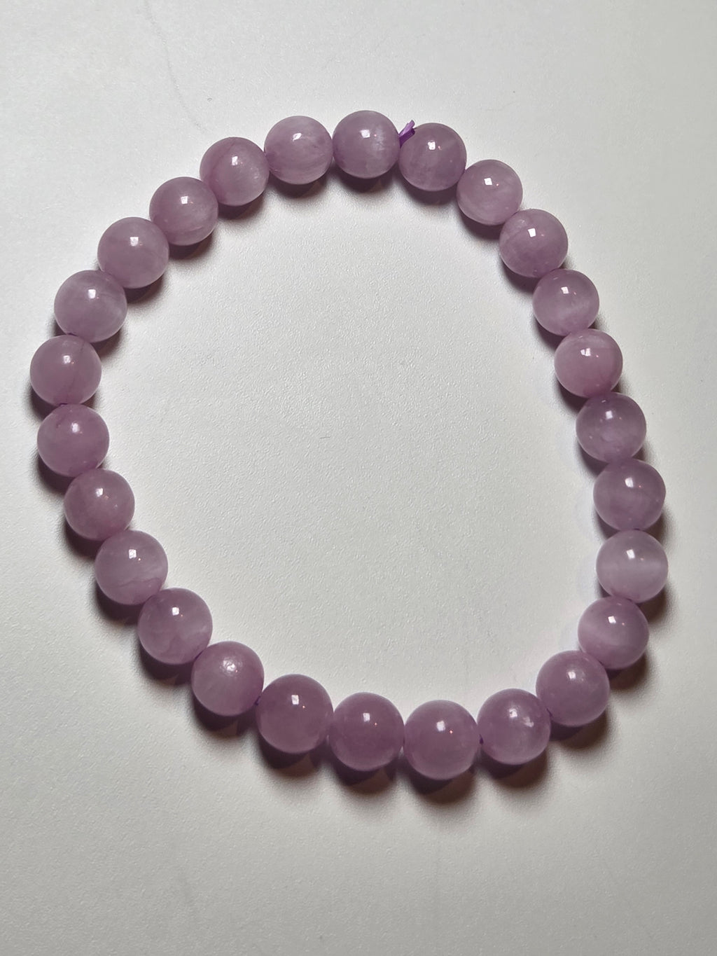 Kunzite crystal bracelet
