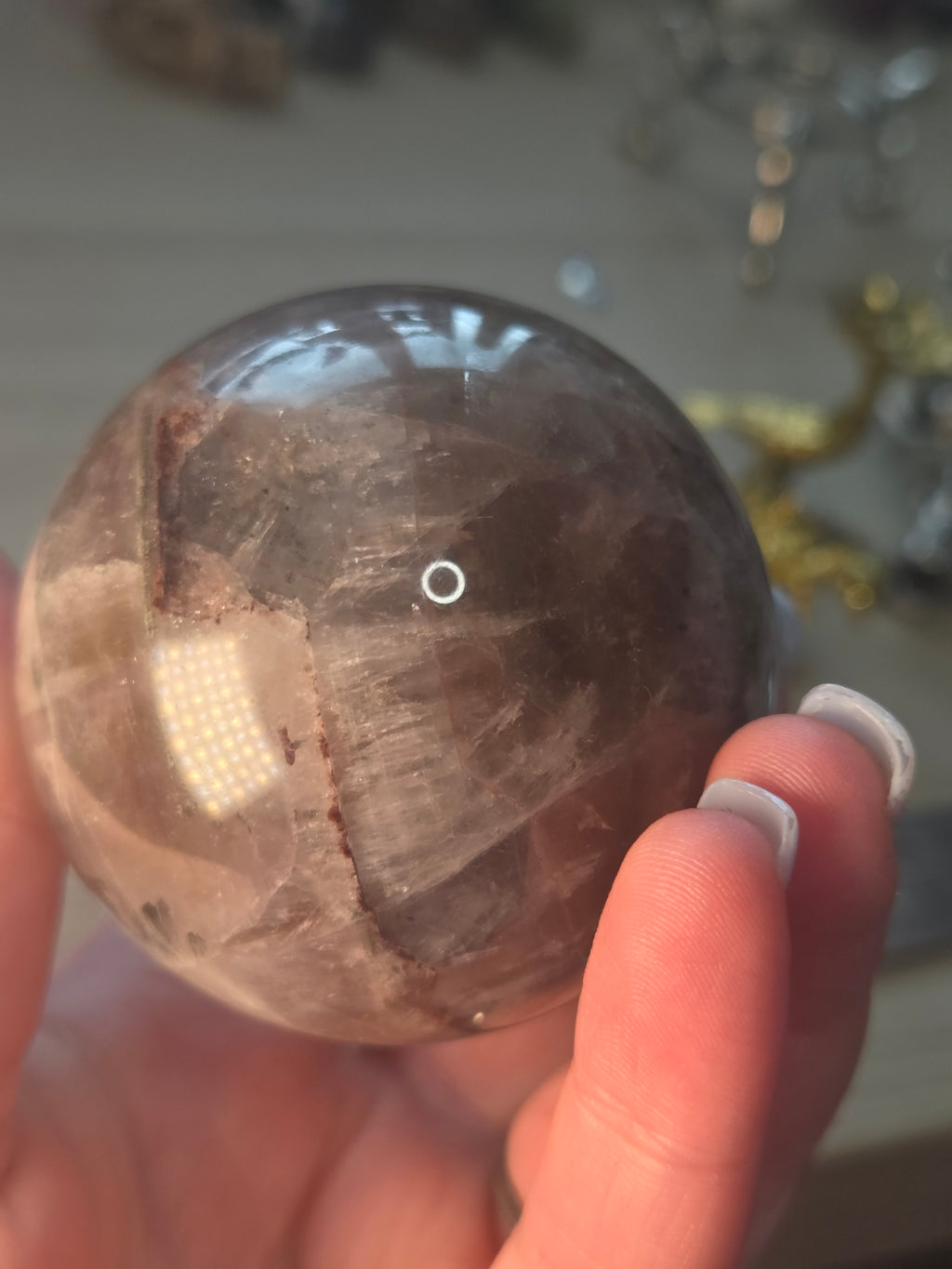 Grade AAAA Auralite-23 sphere
