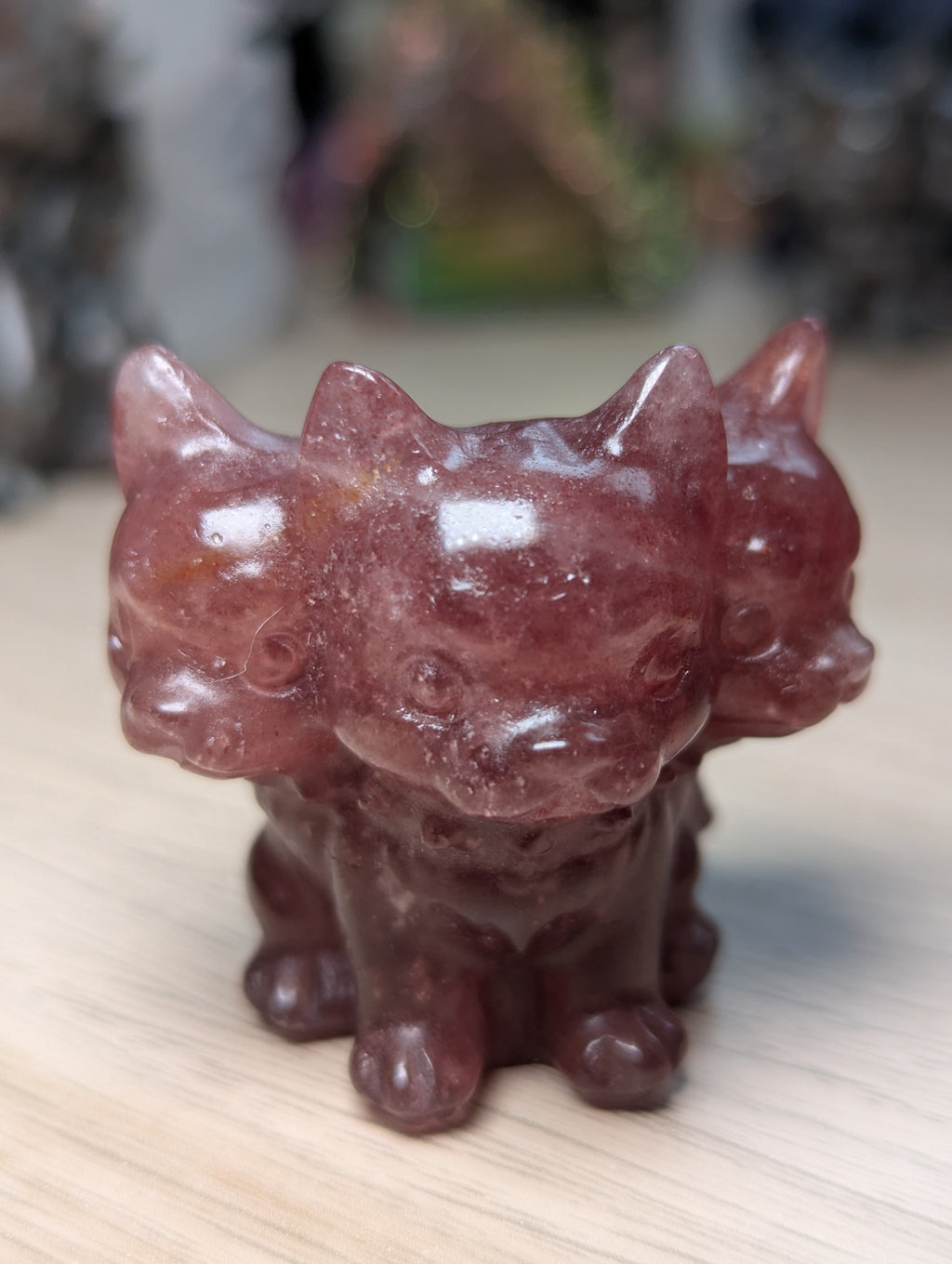 Fluffy 3 headed dog