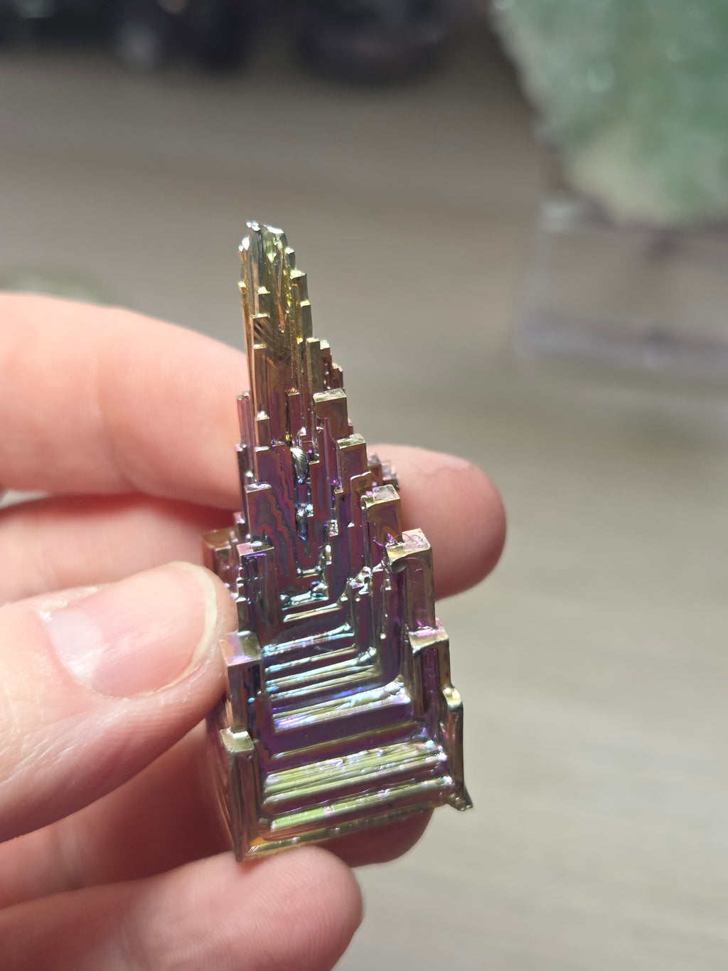 Bismus natural formed crystal