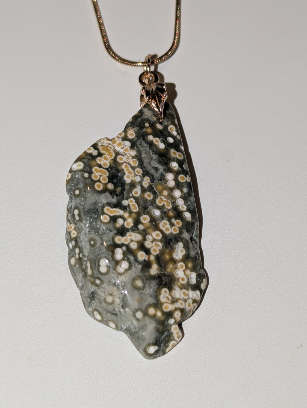 Ocean Jasper crystal handmade necklace