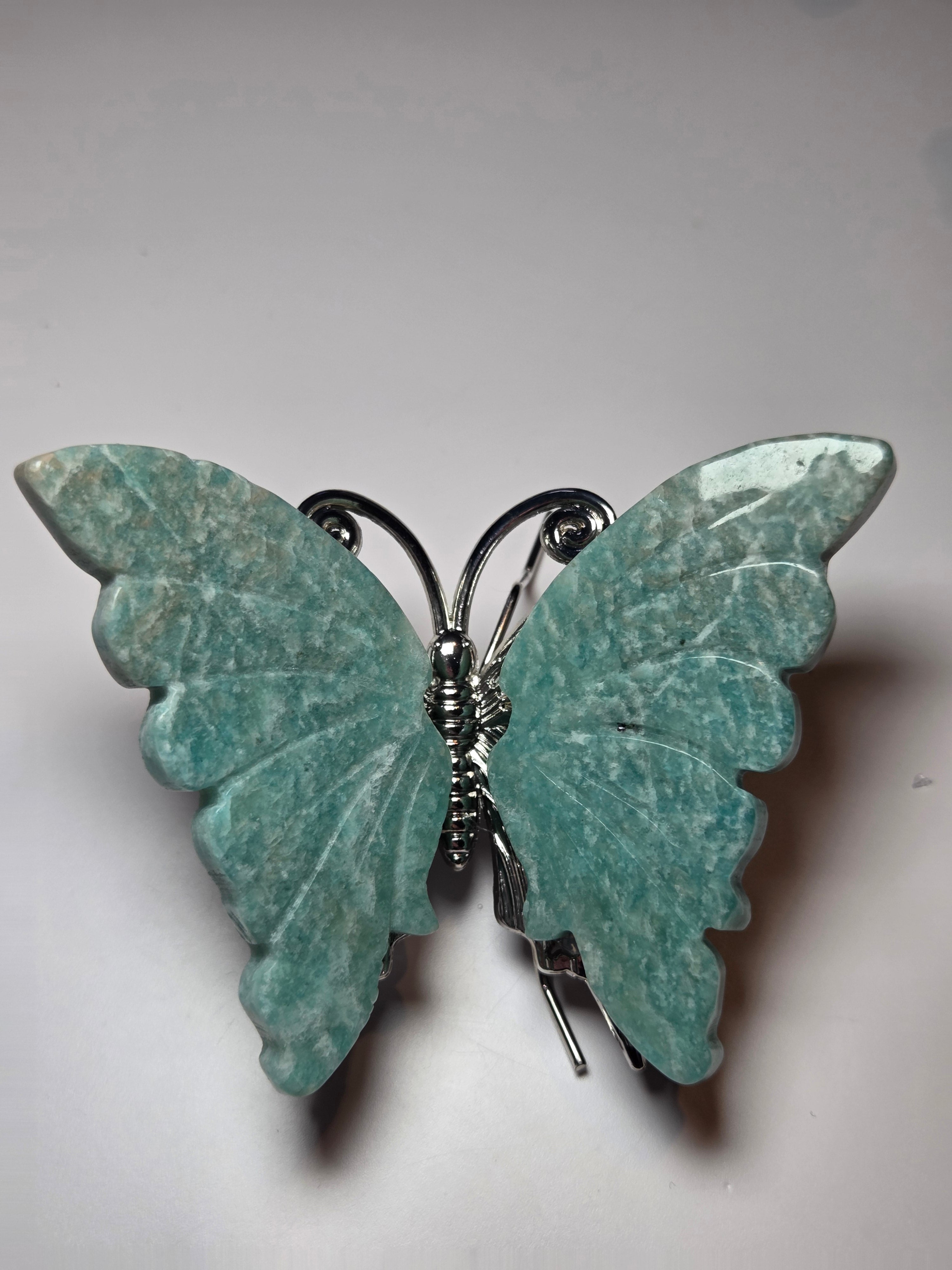 Amazonite crystal butterfly