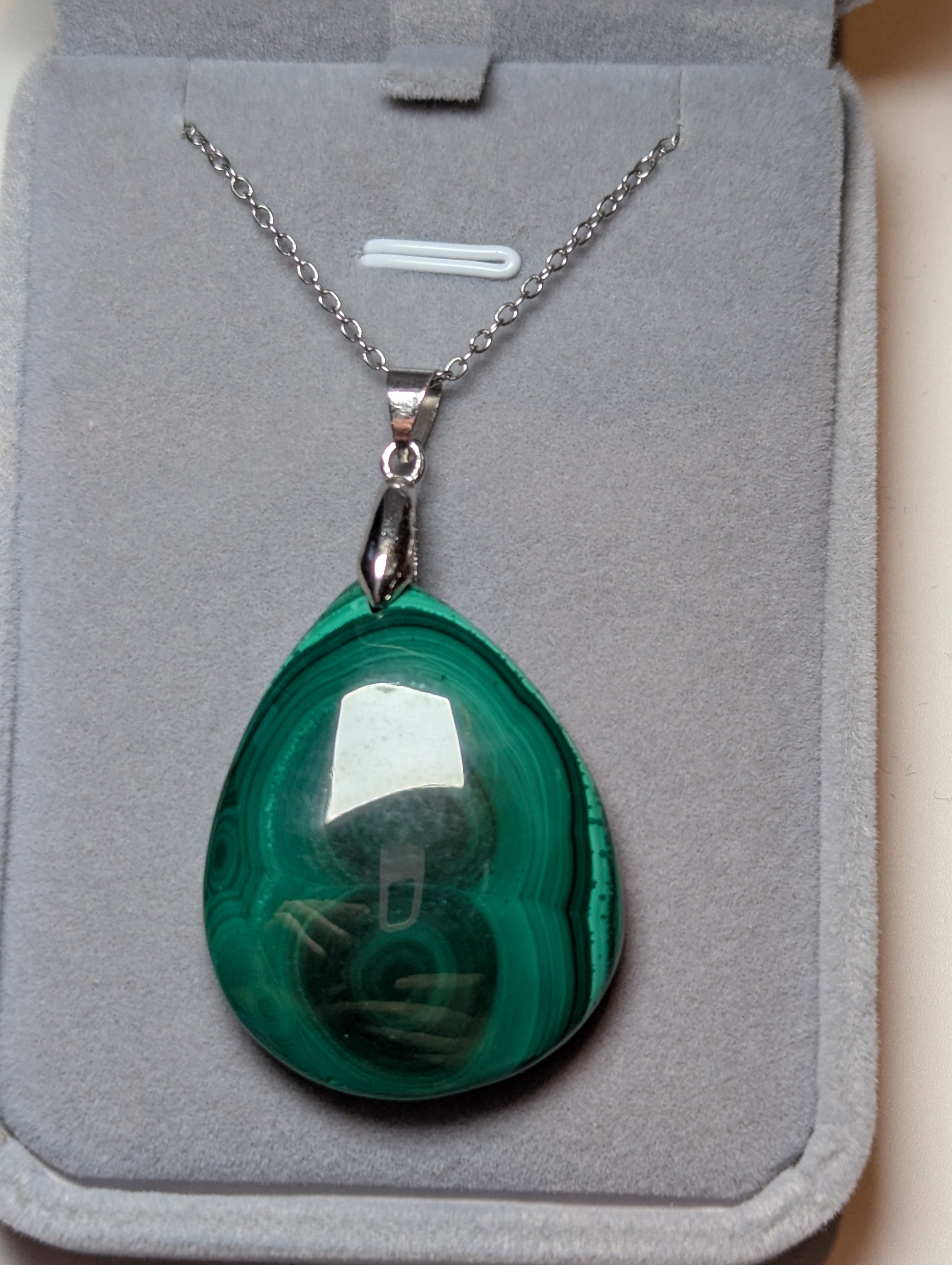 Malicite crystal handmade necklace