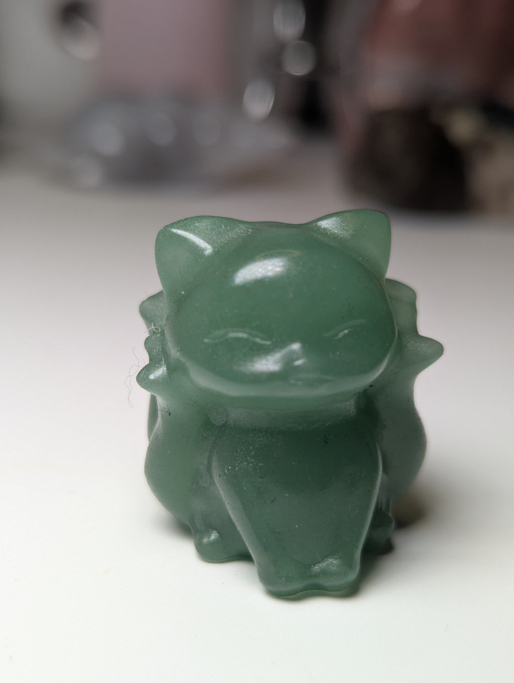 Green Aventurine crystal nine tail fox