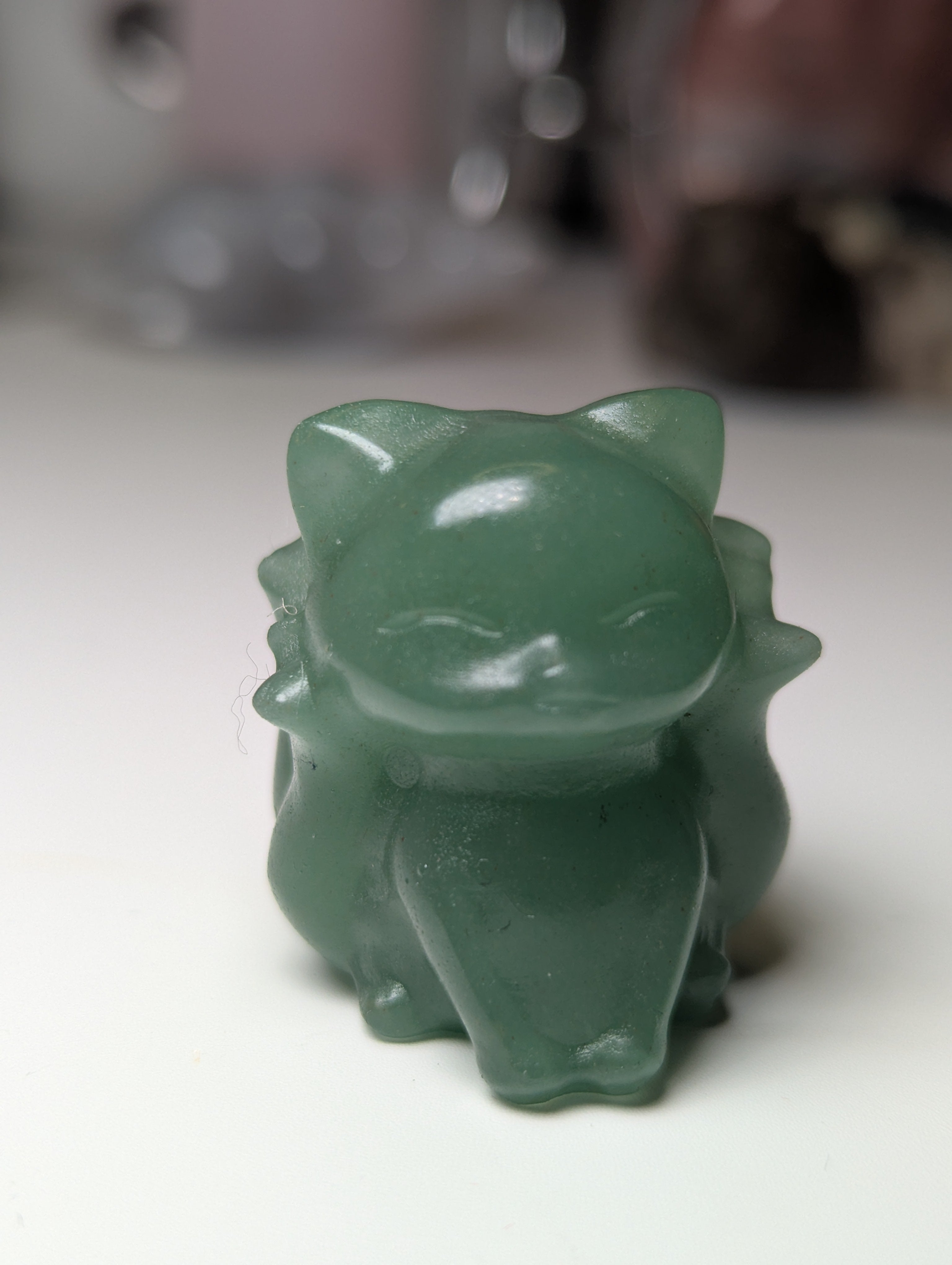Green Aventurine crystal nine tail fox