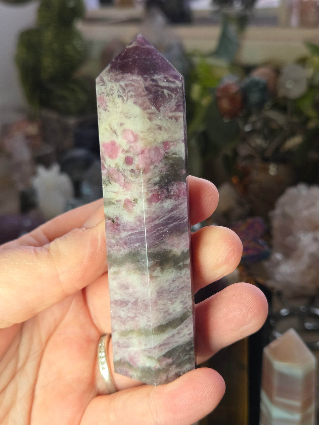 Unicorn crystal tower carving