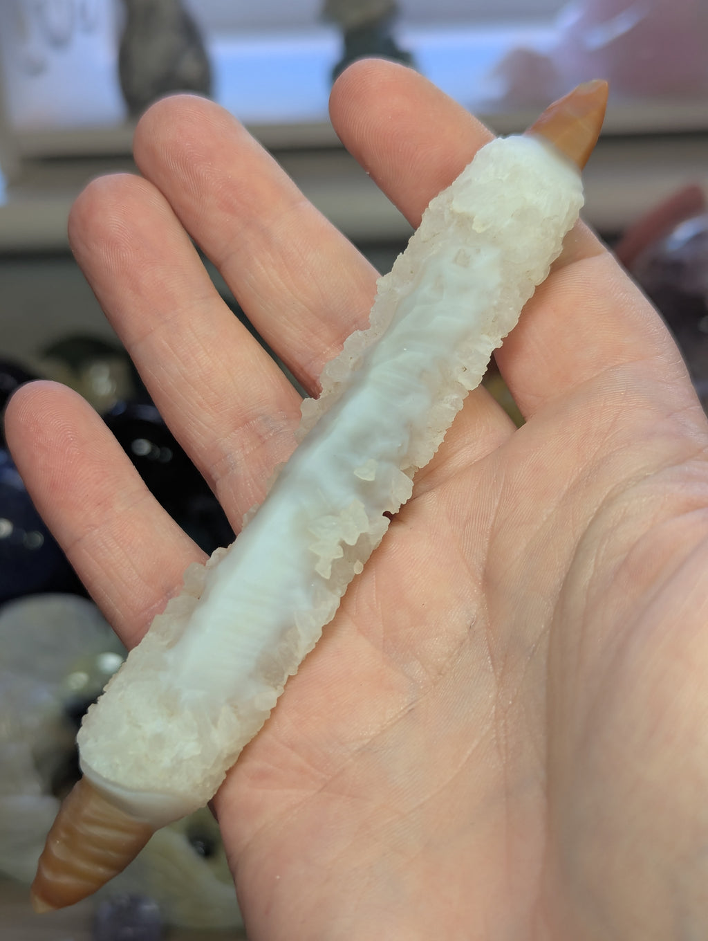 Gobi agate crystal wand