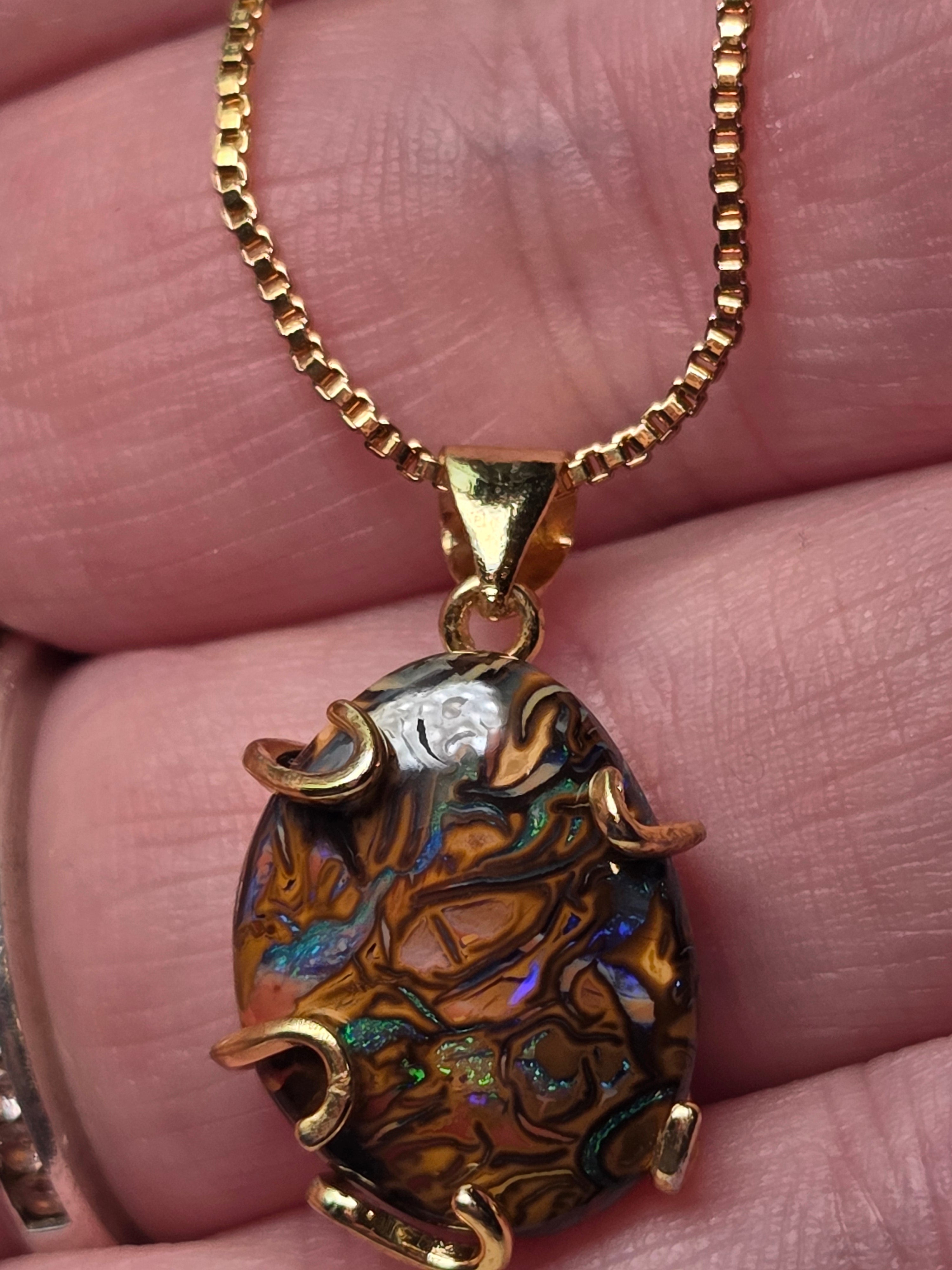 Amazing bolder opal from Queensland Australia