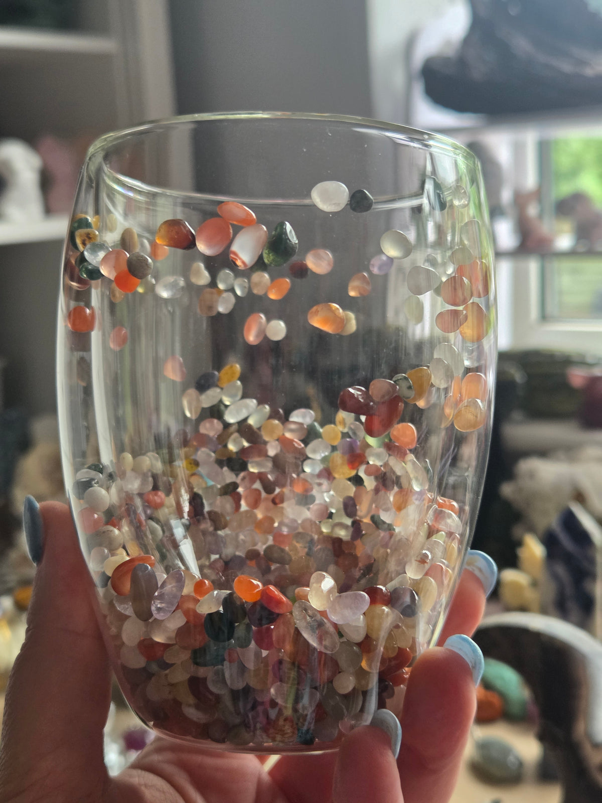 Crystal chip glasses