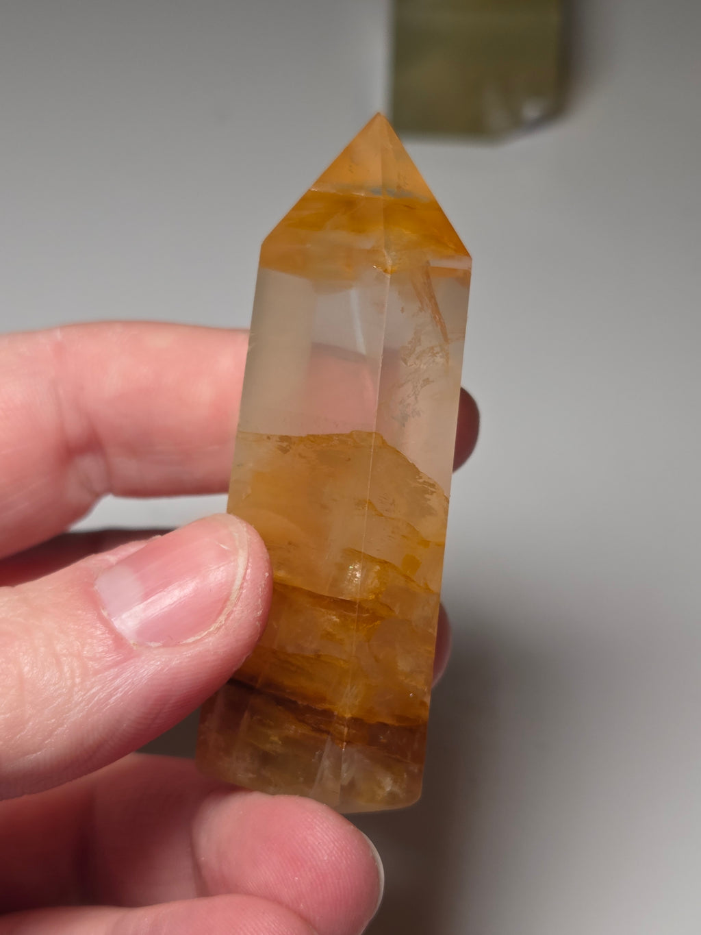 Grade AA Golden Healer crystal tower