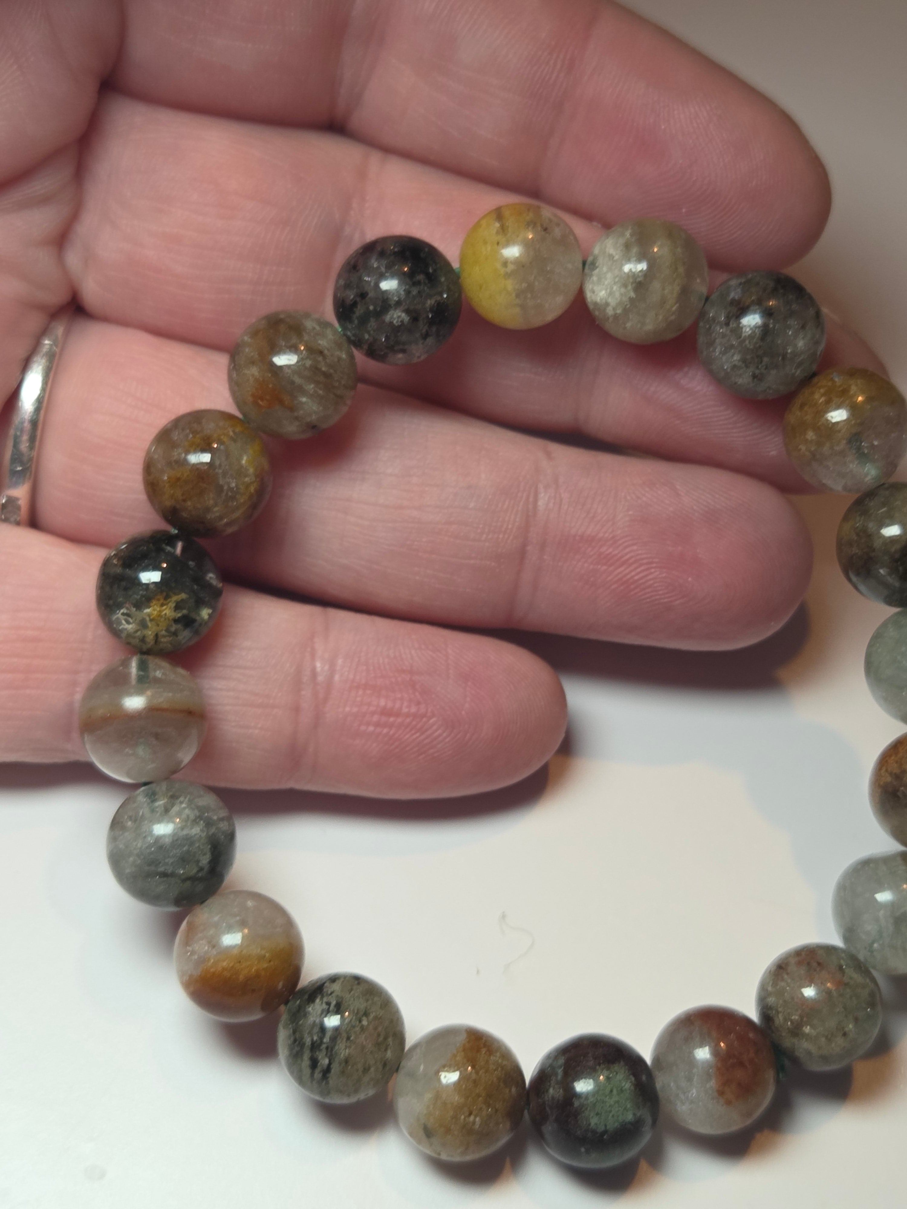 Stunning  Garden quartz crystal bracelet