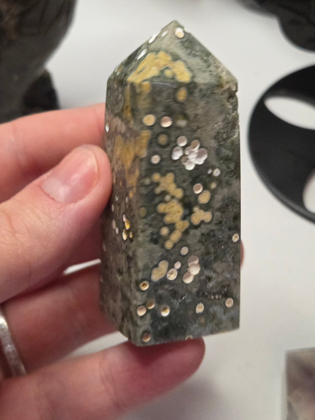 Ocean Jasper crystal tower