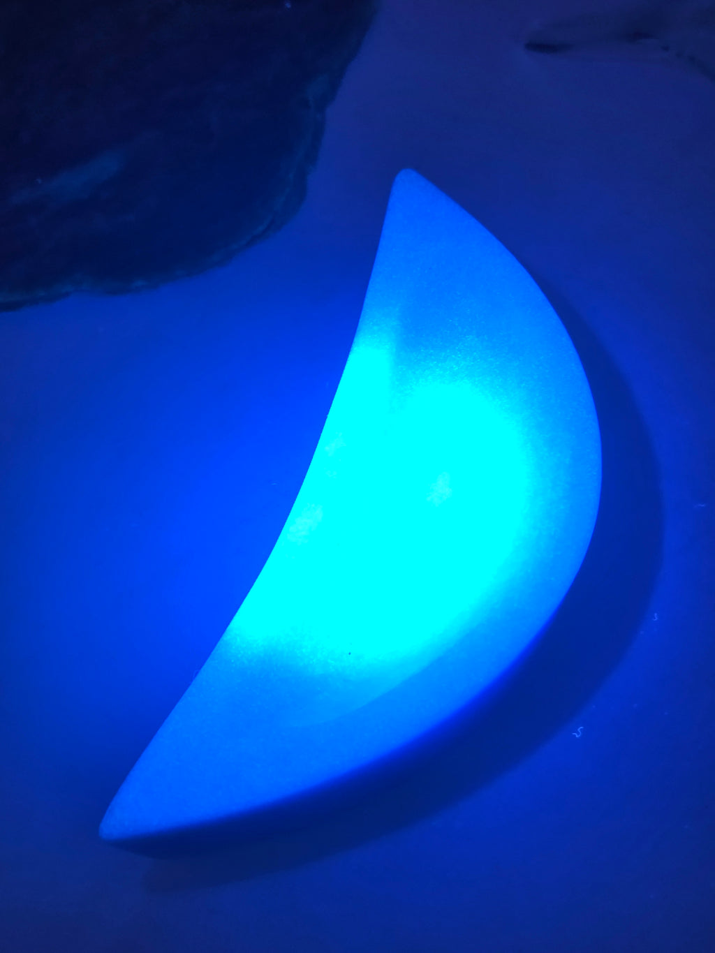 Man made uv reactive moon dish