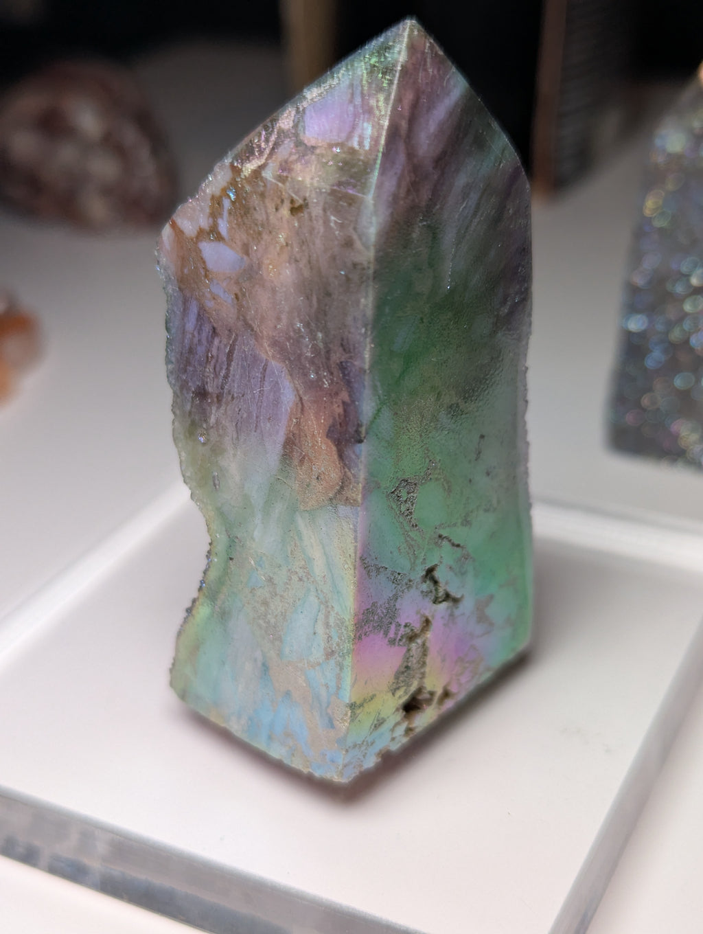 Aura Sphelerite crystal tower