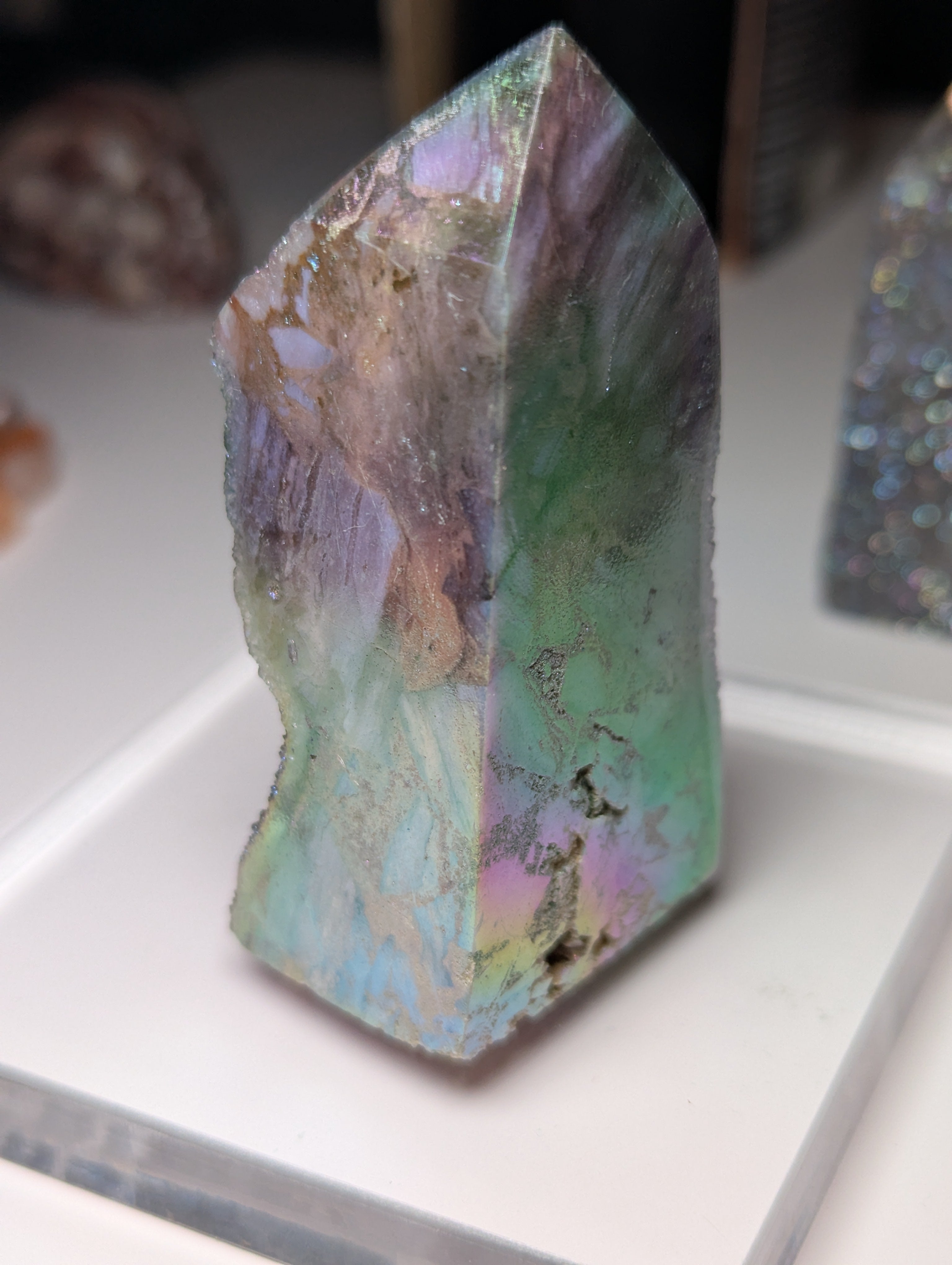 Aura Sphelerite crystal tower