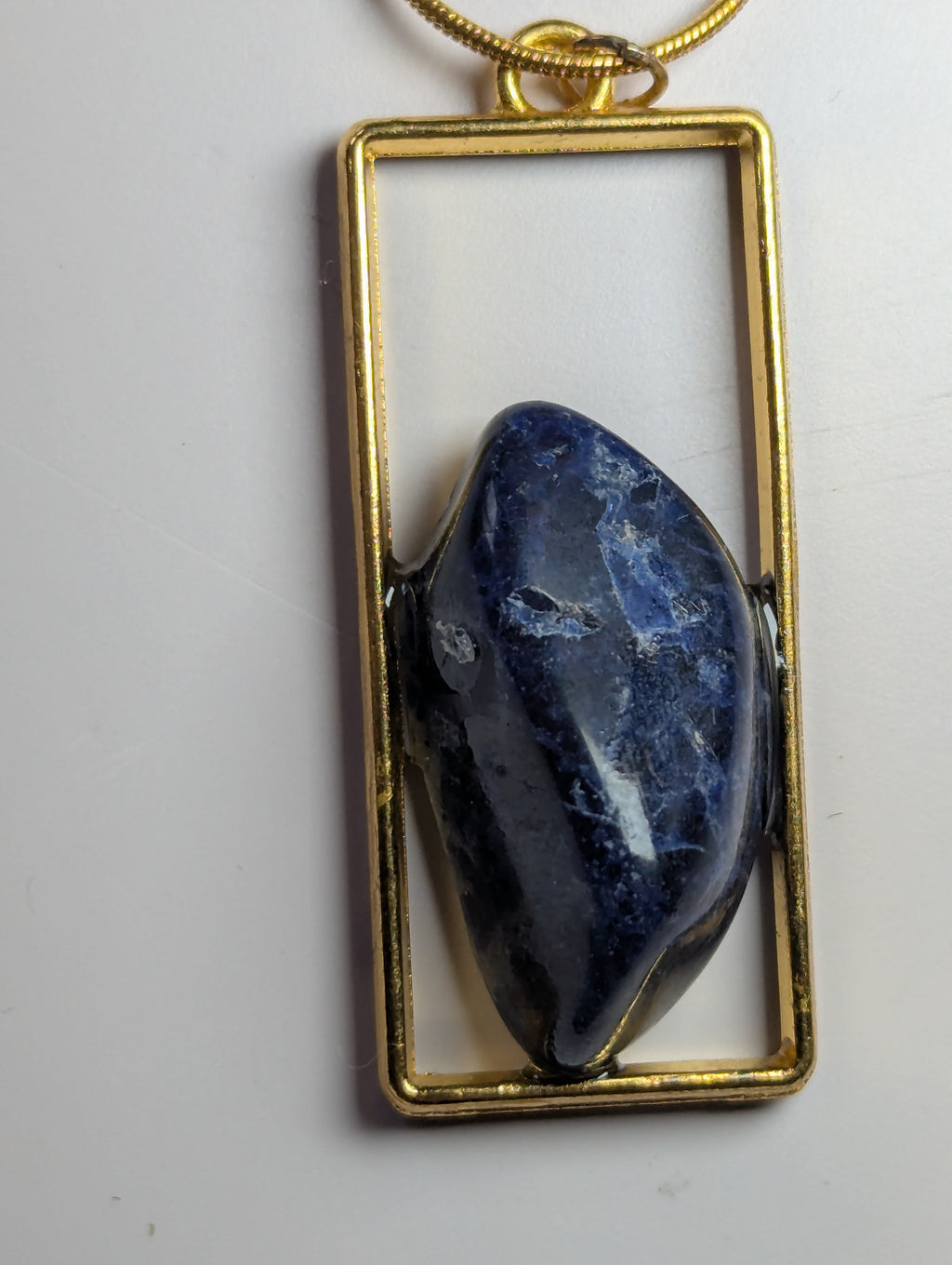 Sodalite crystal handmade necklace