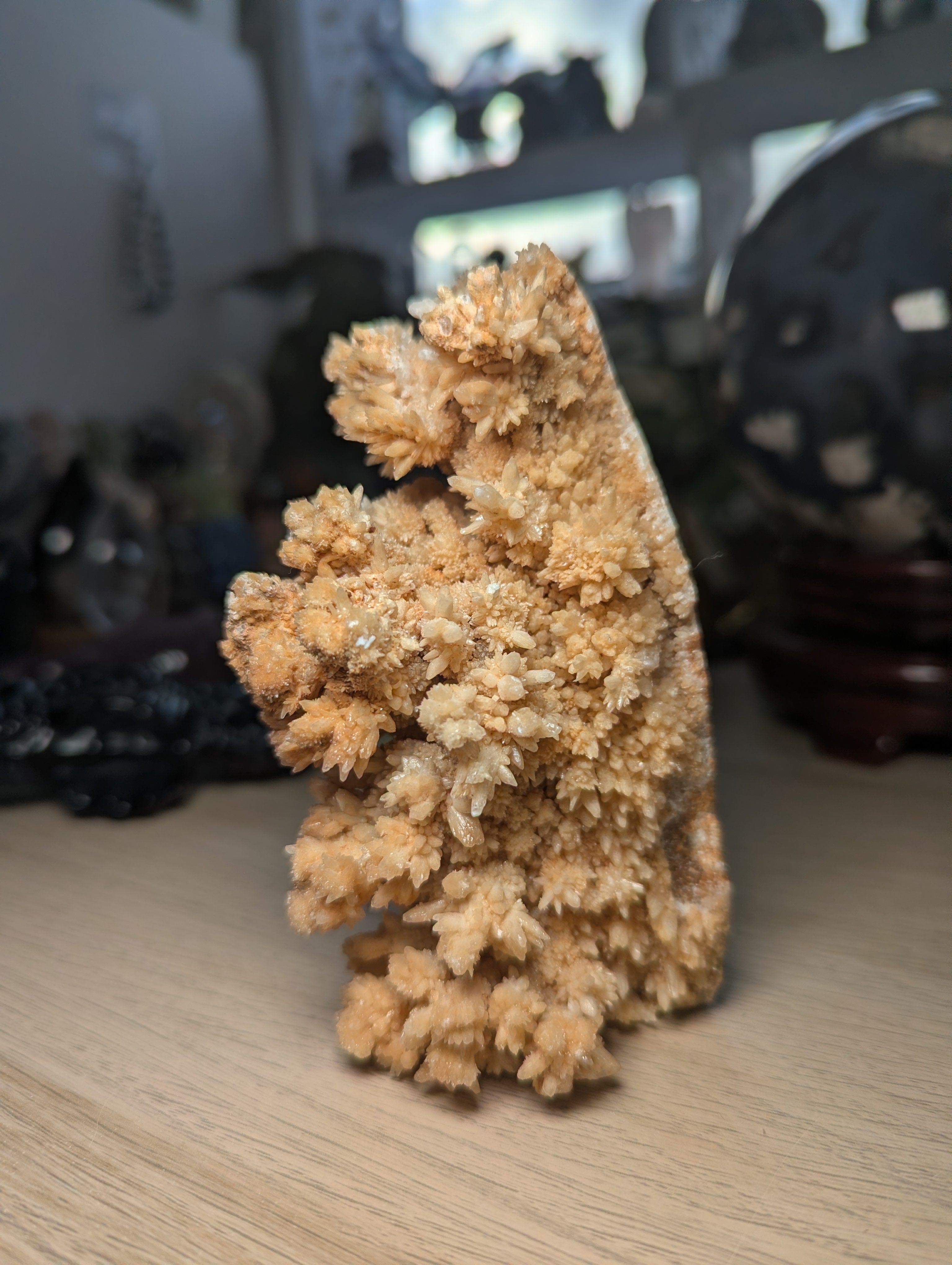 Owl crystal specimen